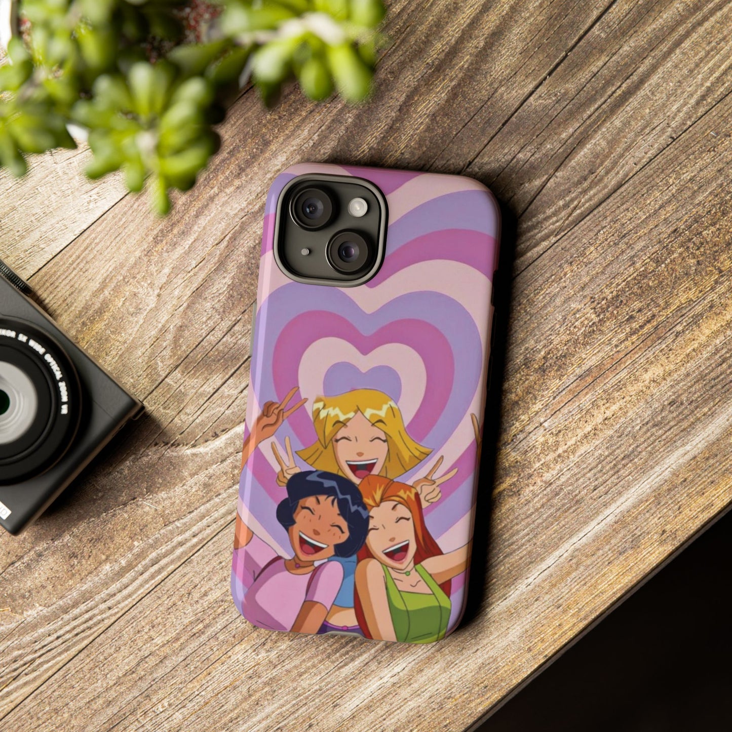Colorful Phone Case with Cheerful Design, Fun Accessories, Gift for Teens, Trendy Tech Cover, Girls' Birthday Present