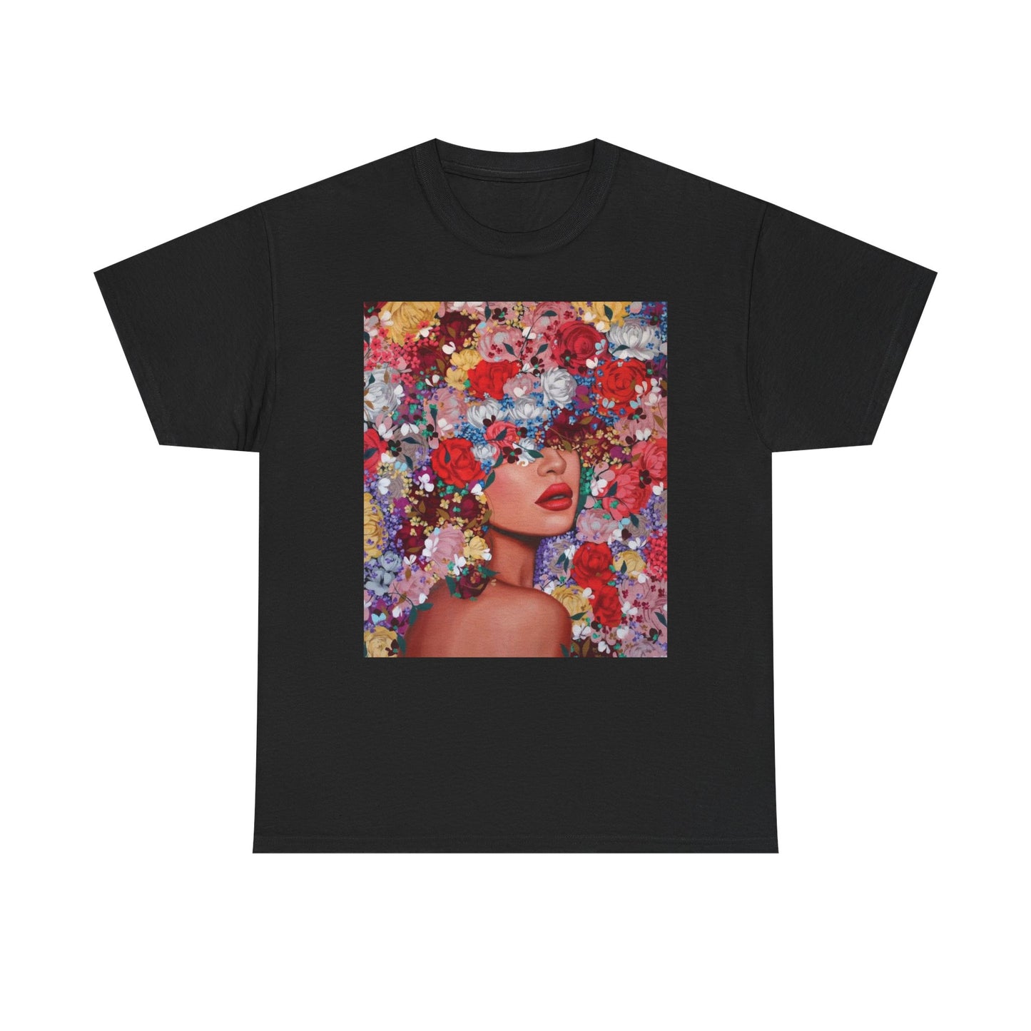 Floral Fashion Tee, Stylish Graphic Tee, Unisex Floral T-Shirt, Trendy Art Shirt, Perfect Gift for Flower Lovers