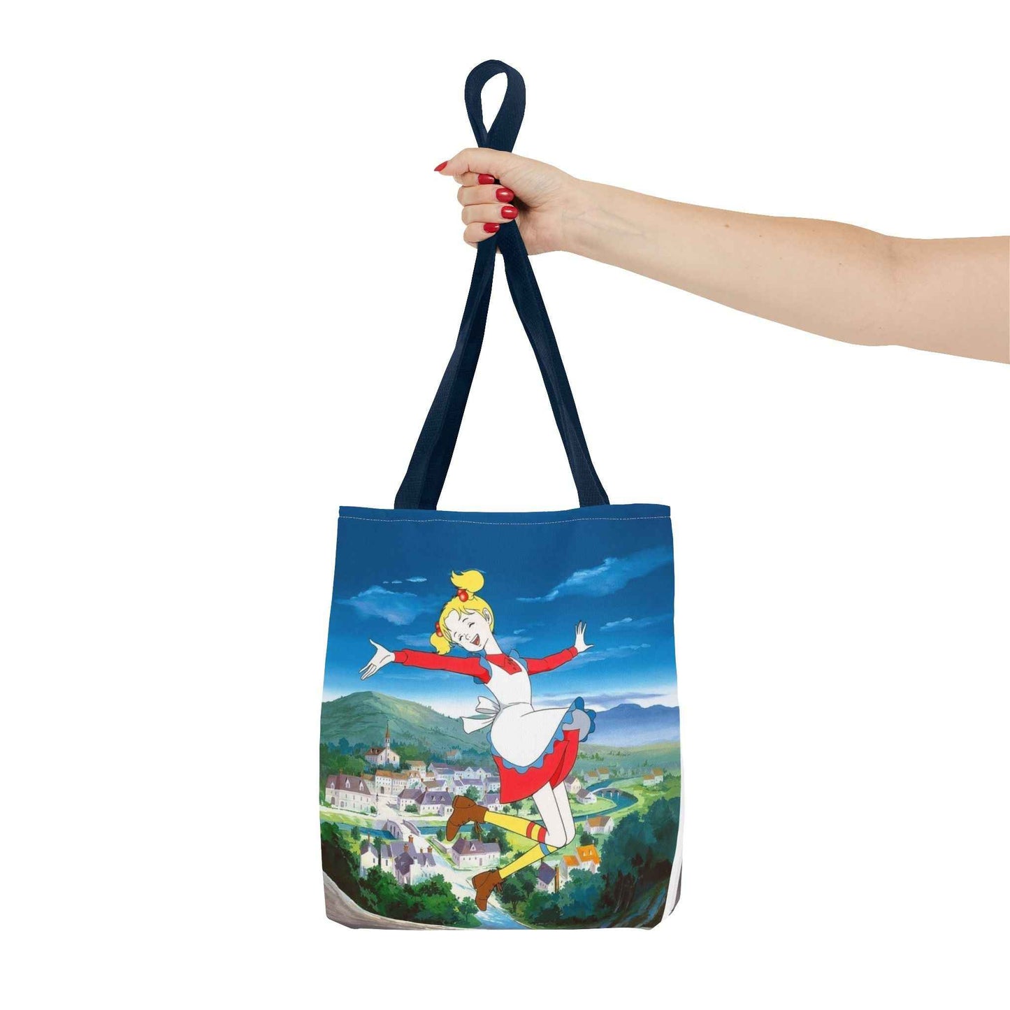 Playful Animated Tote Bag, Whimsical Shopping Tote, Cartoon Character Bag, Everyday Use, Gifts for Her - I&B