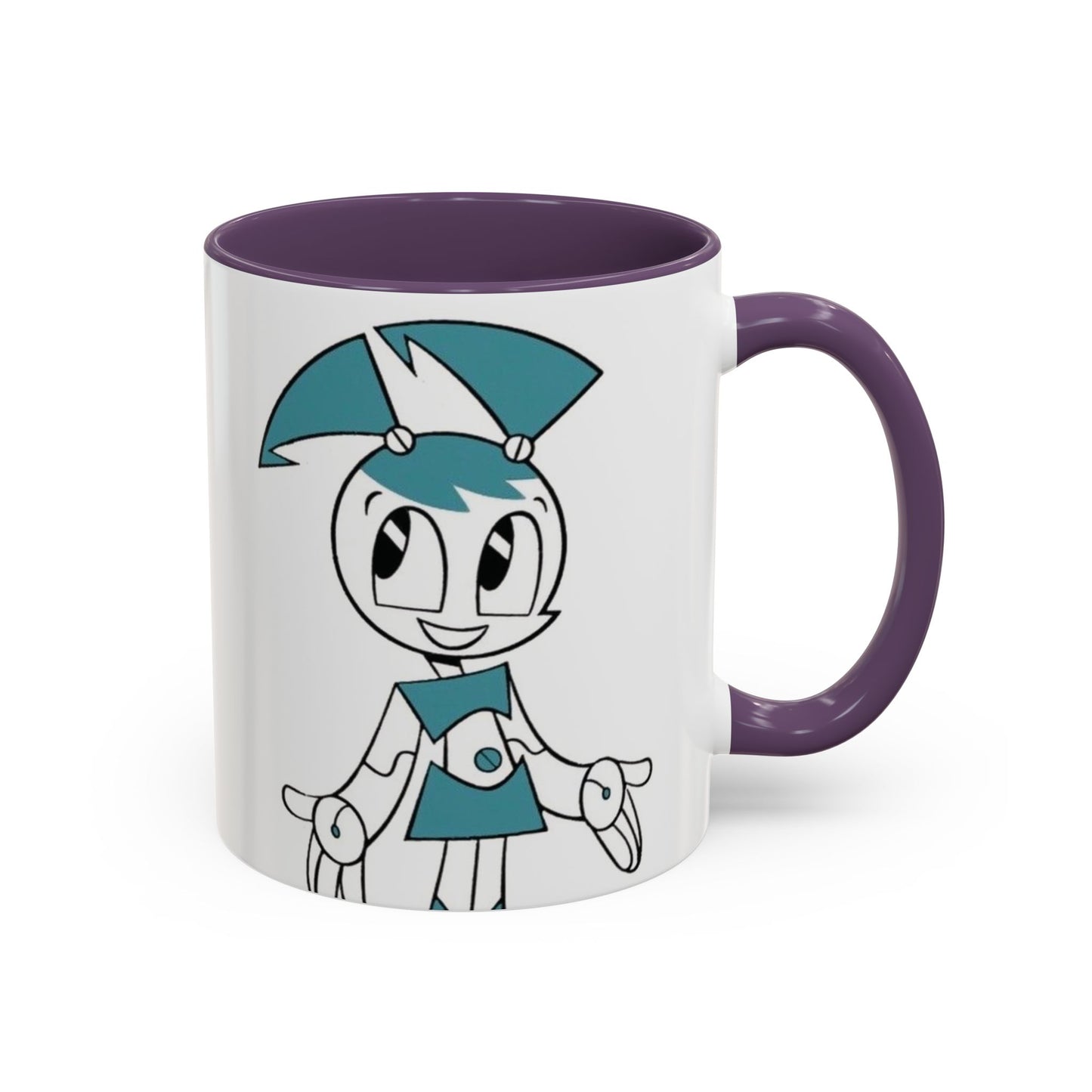 Whimsical Robot Accent Coffee Mug, Cute Gift for Robot Lovers, Fun Kitchen Decor, Perfect for Birthdays, Holidays, and Everyday Use
