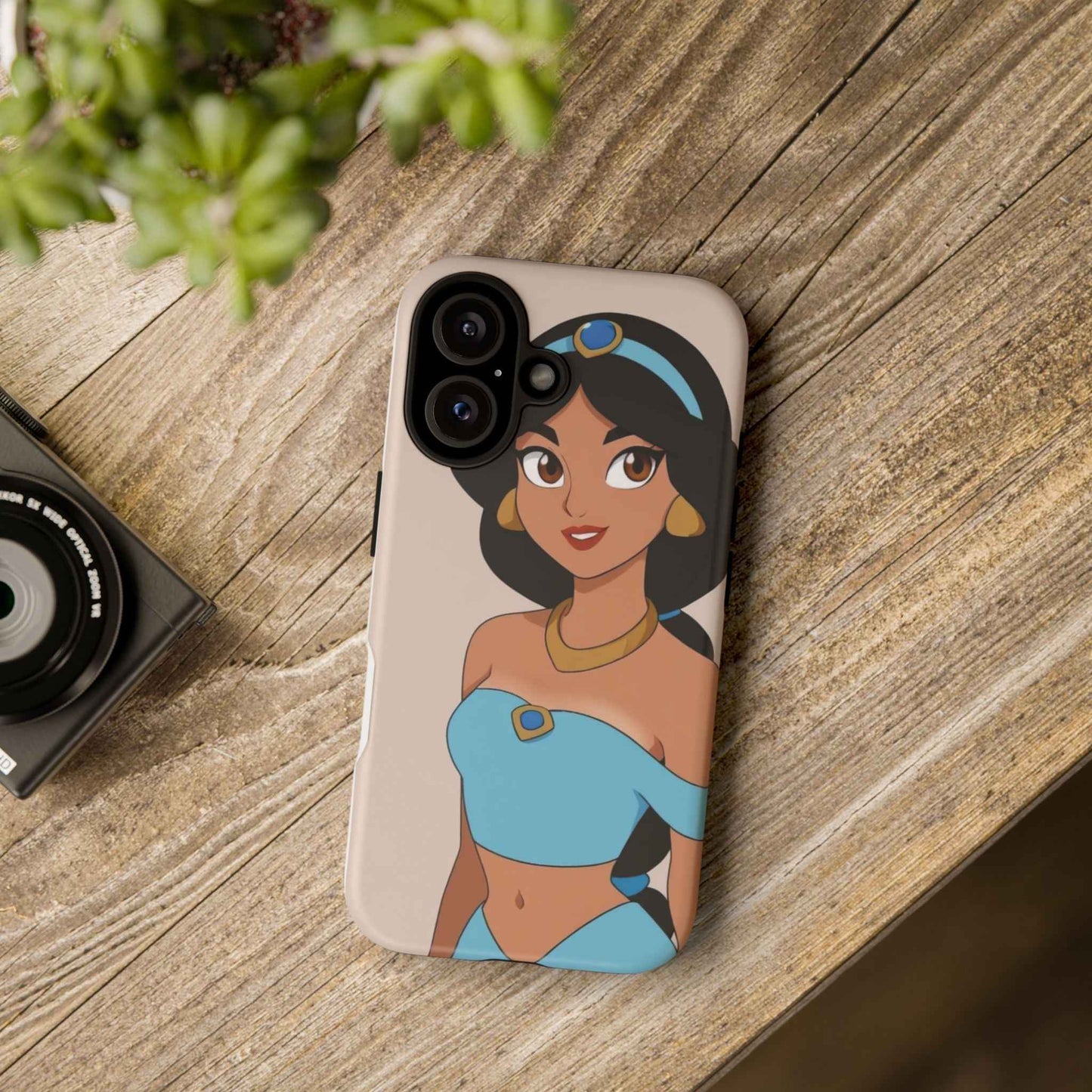 Vibrant Phone Case Featuring Jasmine | Tough Cases, Disney-Inspired, Cute Cover, Gift for Disney Fans, Smartphone Accessory - I&B