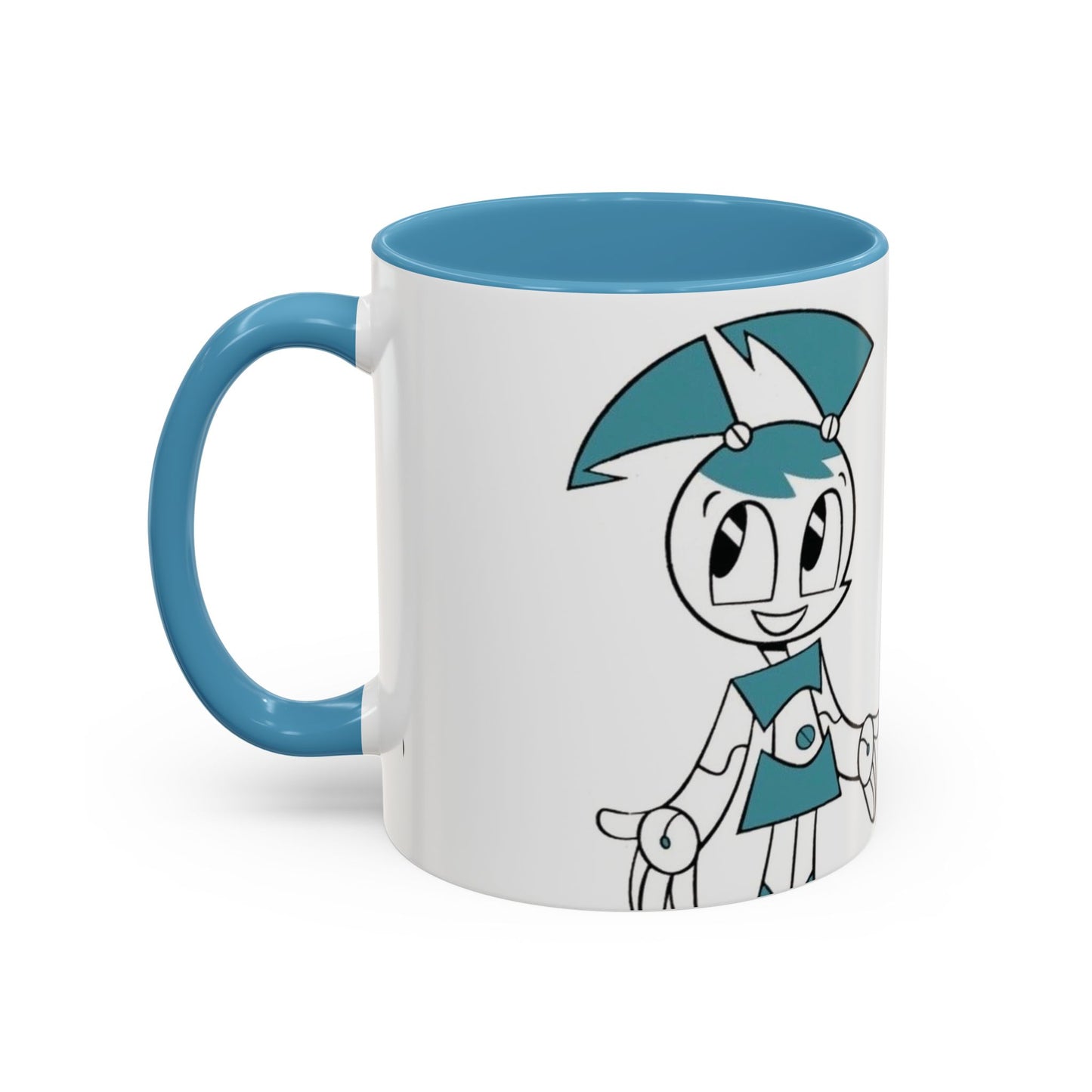 Whimsical Robot Accent Coffee Mug, Cute Gift for Robot Lovers, Fun Kitchen Decor, Perfect for Birthdays, Holidays, and Everyday Use