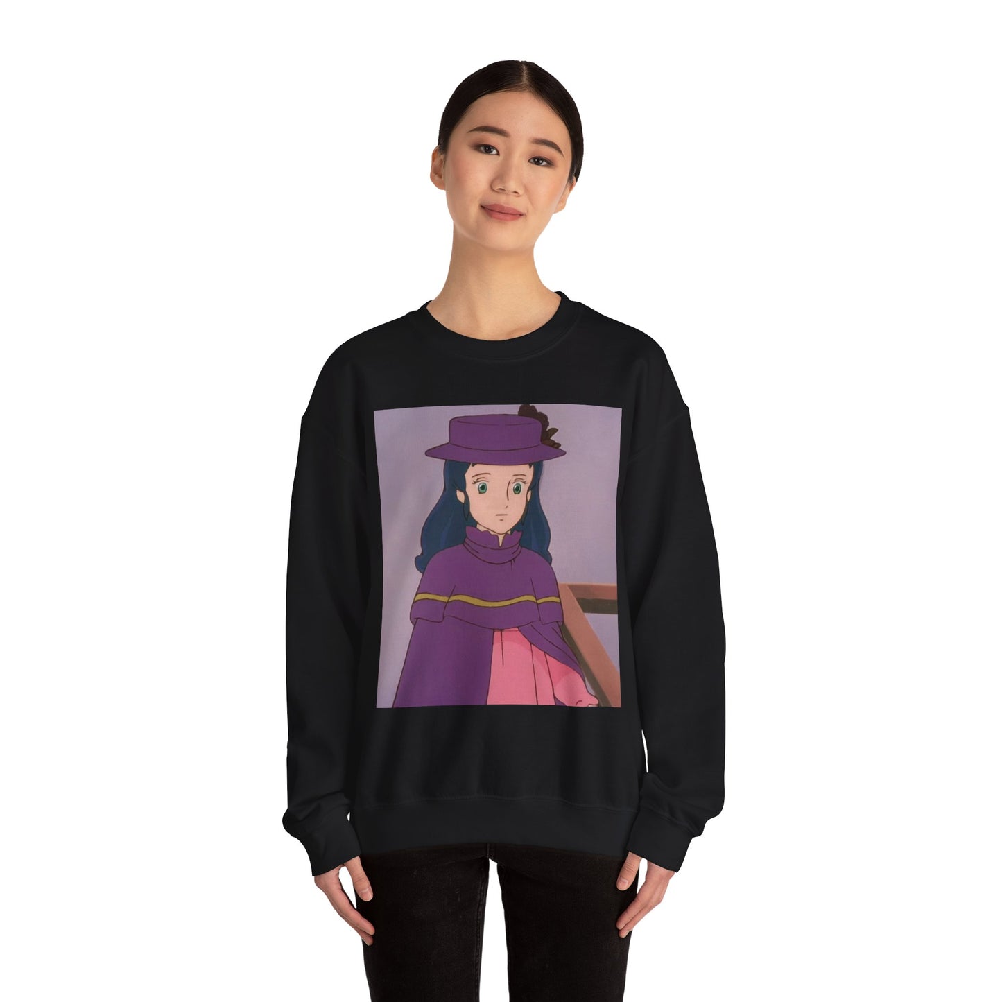 Cozy Cartoon Crewneck Sweatshirt, Anime Sweater, Cute Gift, Casual Attire, Cozy Fashion, Everyday Wear
