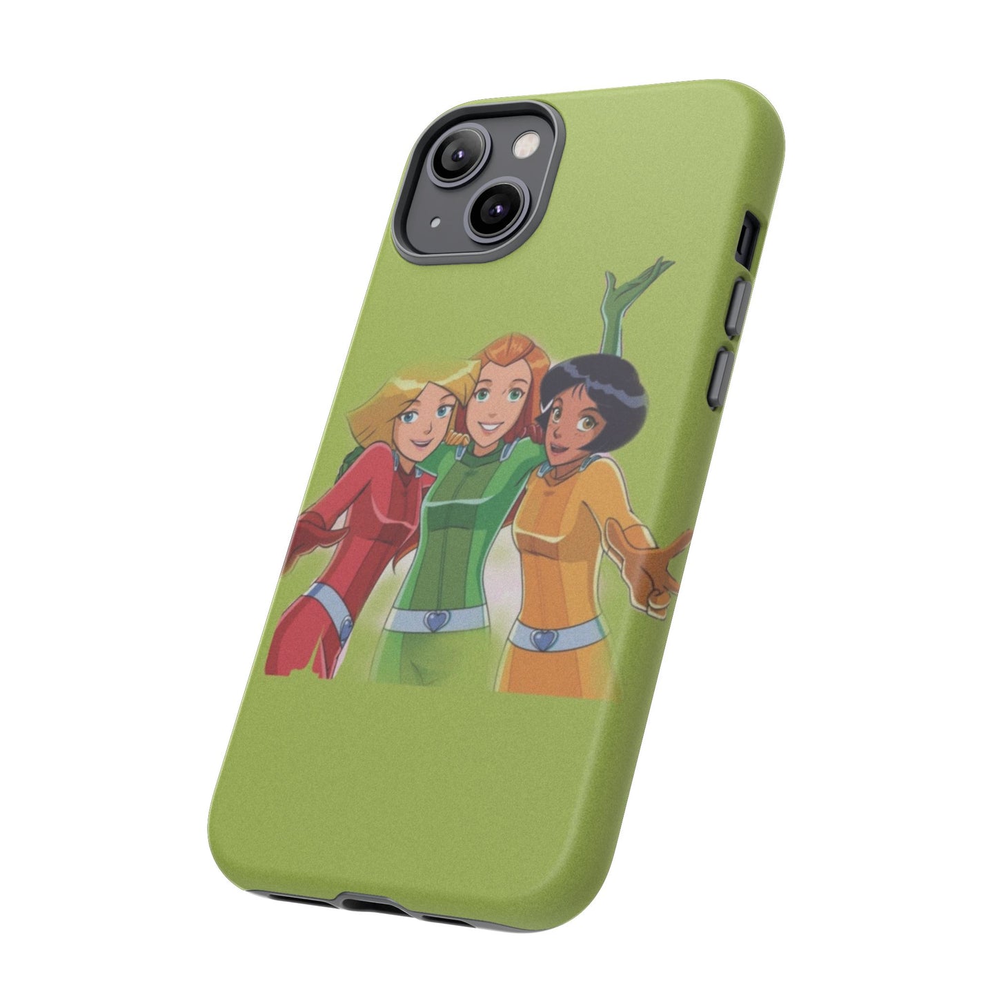 Sassy Phone Case for Tough Girls, Fun Active Protection Cover, Cartoon Friendship, Gift for Teens, Eco-friendly Mobile Accessory