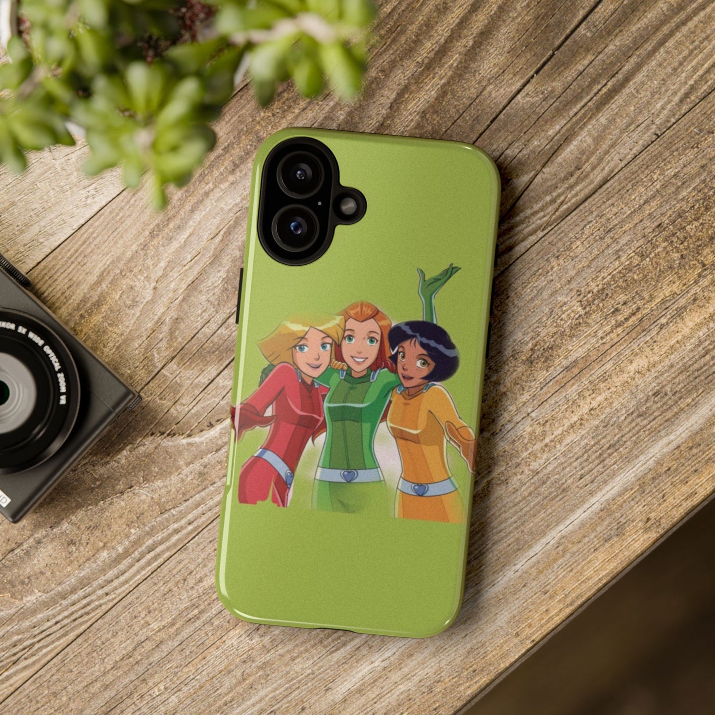 Sassy Phone Case for Tough Girls, Fun Active Protection Cover, Cartoon Friendship, Gift for Teens, Eco-friendly Mobile Accessory