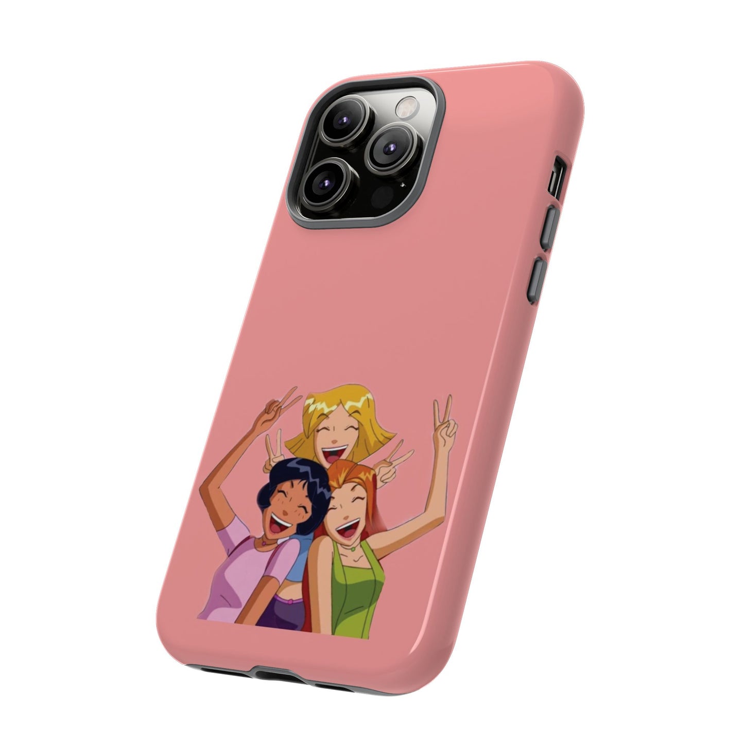 Playful Friendship Phone Case, Cute Girls Phone Cover, Tough Phone Case, Unique Tech Accessory, Gift for Friends, Fun Personalized Case