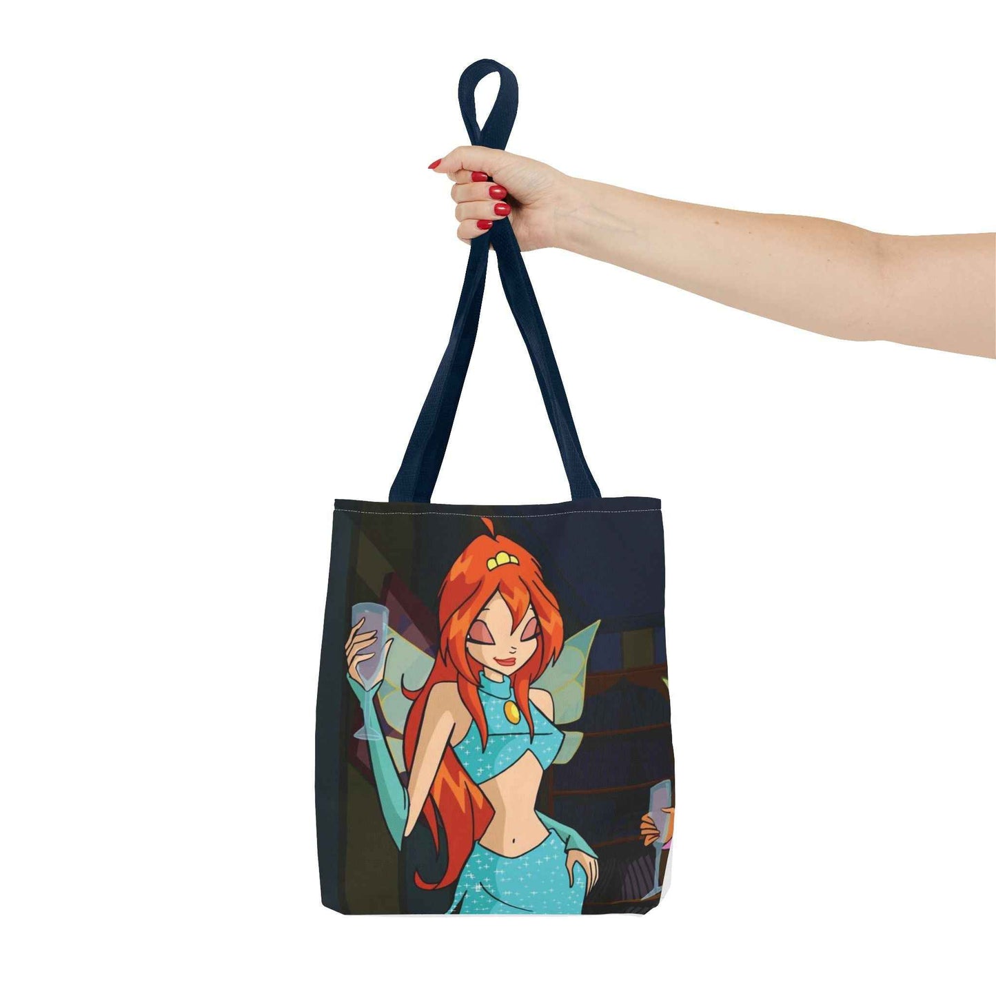 Fairy Princess Tote Bag | AOP Floral Shopper | Magic Gift for Her | Fairy Lover Essential | Eco-Friendly Style - I&B