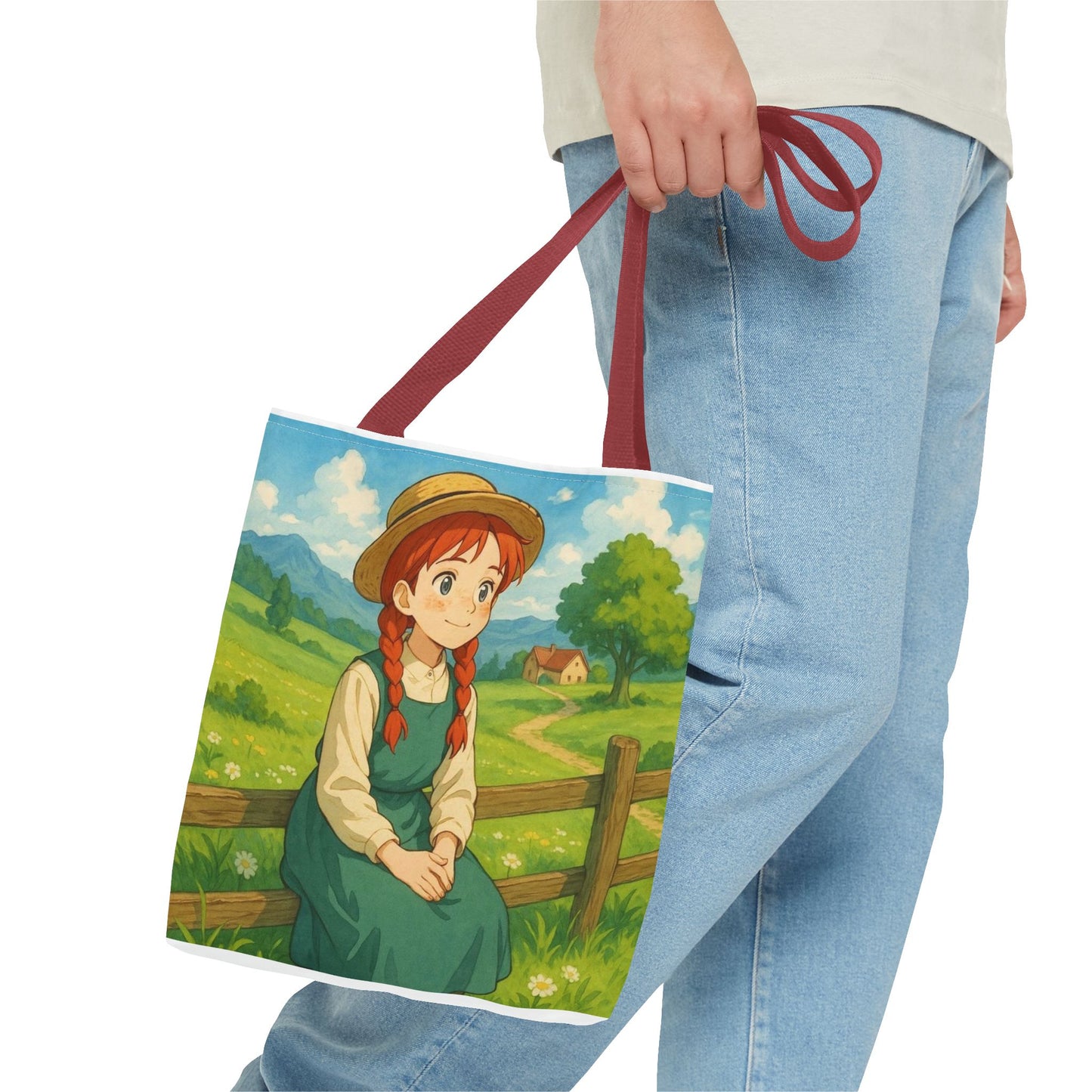 Anime-Inspired Tote Bag, Stylish Carry-All, Eco-Friendly Gift, Perfect for Students, Everyday Essentials, Art Lovers, Cute Canvas Bag