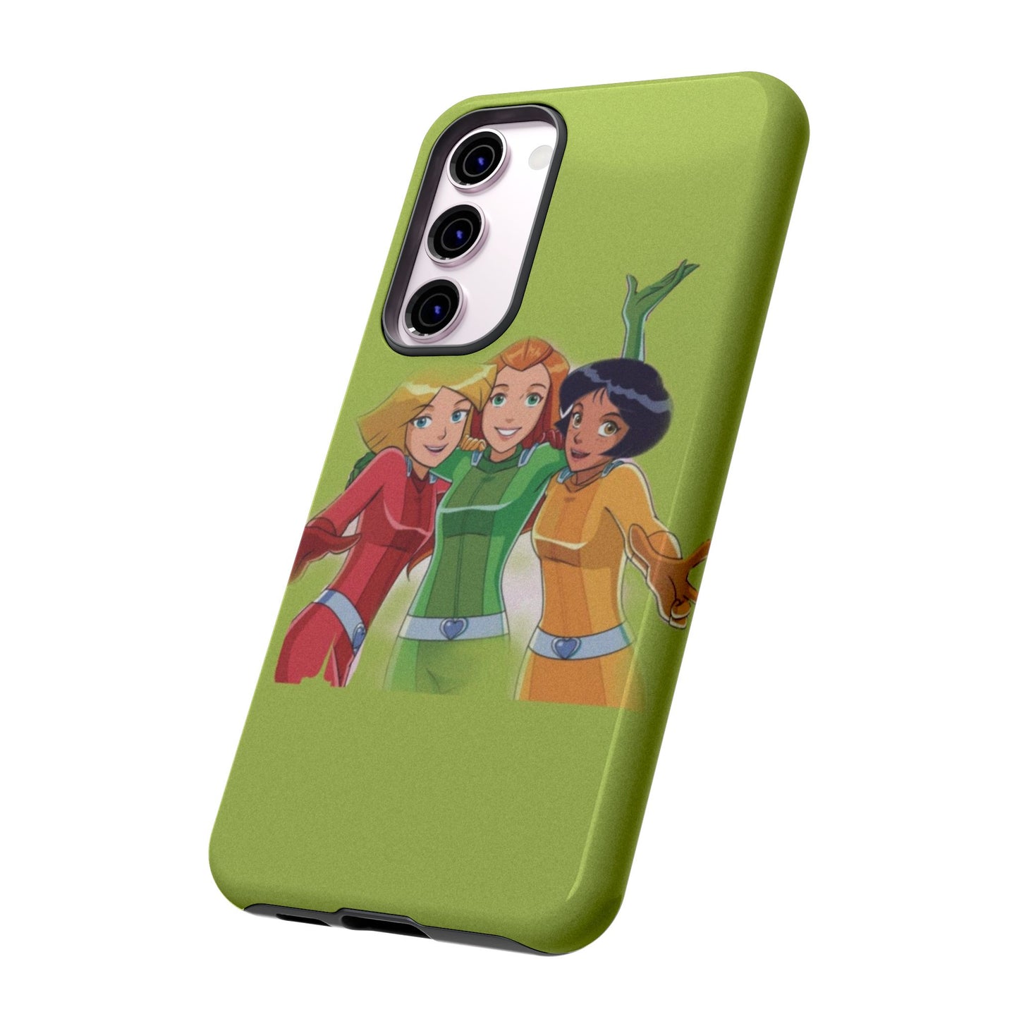 Sassy Phone Case for Tough Girls, Fun Active Protection Cover, Cartoon Friendship, Gift for Teens, Eco-friendly Mobile Accessory