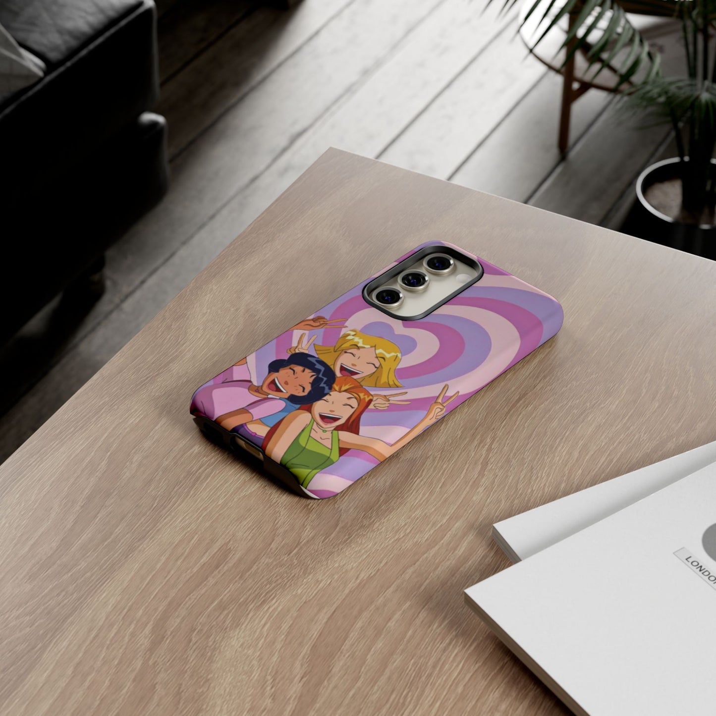 Colorful Phone Case with Cheerful Design, Fun Accessories, Gift for Teens, Trendy Tech Cover, Girls' Birthday Present