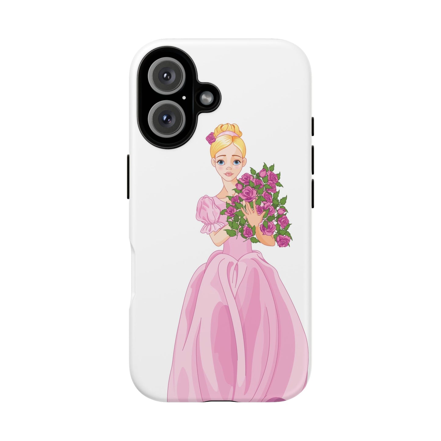 Cinderella Floral Phone Case, Tough Cases for Disney Fans, Cute Protection, Gift for Her, Magical Accessories, Fantasy Design