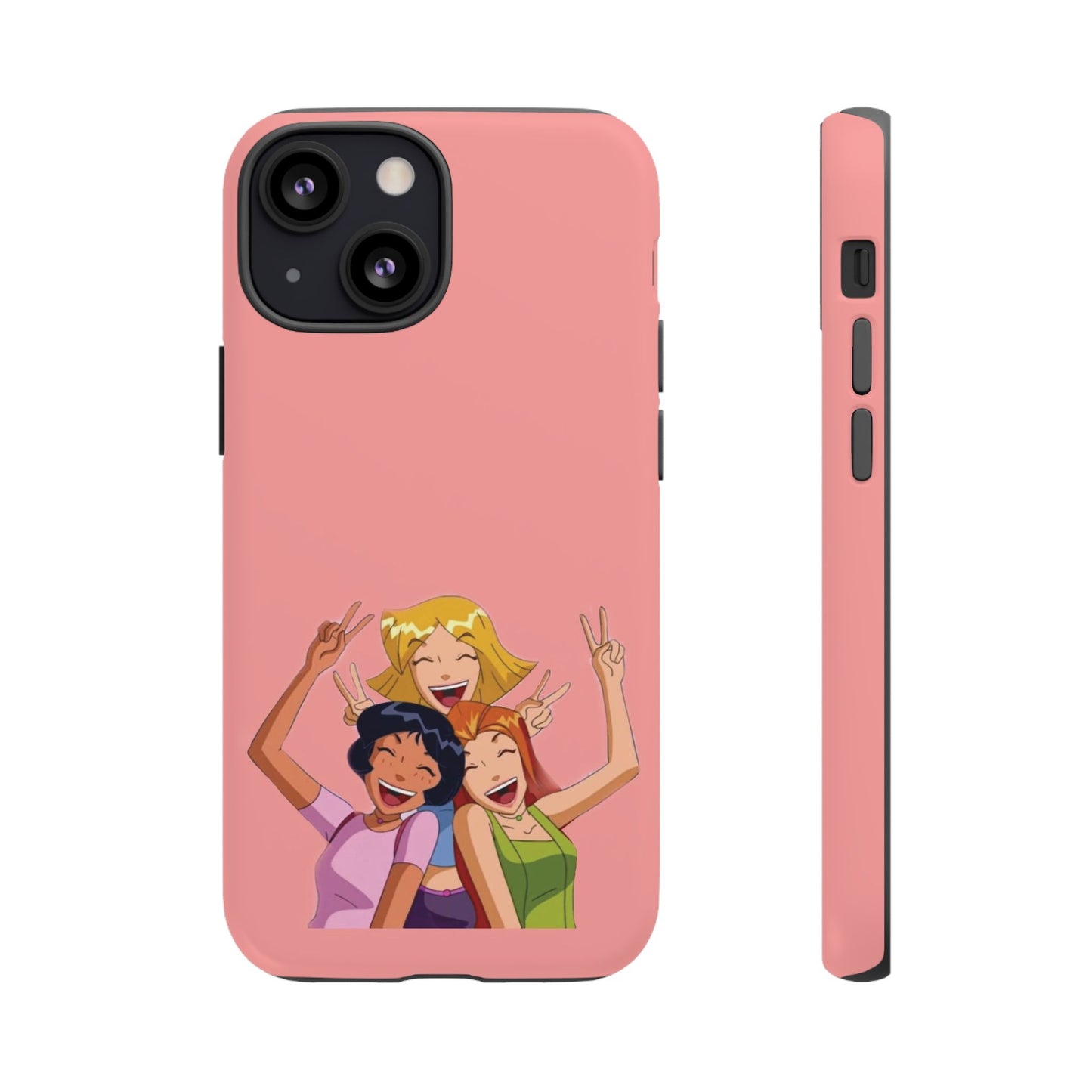Playful Friendship Phone Case, Cute Girls Phone Cover, Tough Phone Case, Unique Tech Accessory, Gift for Friends, Fun Personalized Case