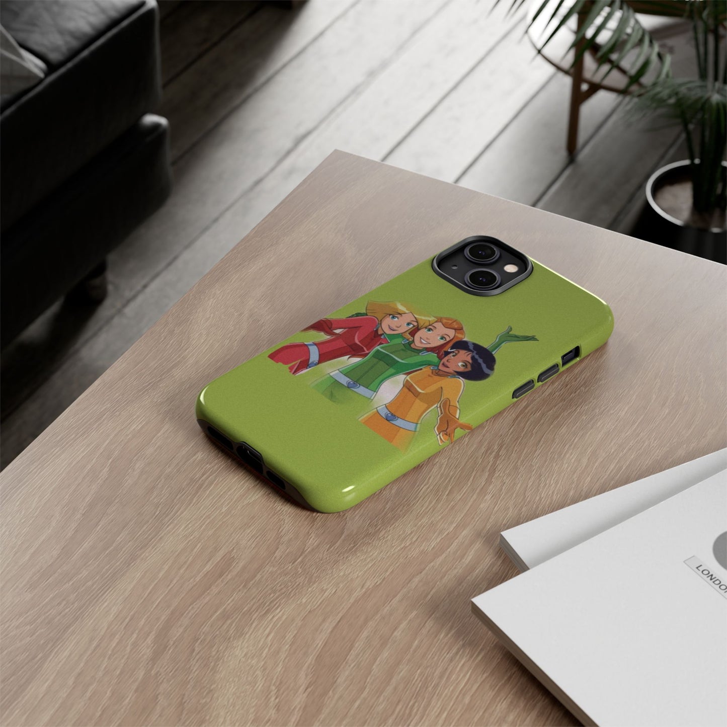 Sassy Phone Case for Tough Girls, Fun Active Protection Cover, Cartoon Friendship, Gift for Teens, Eco-friendly Mobile Accessory