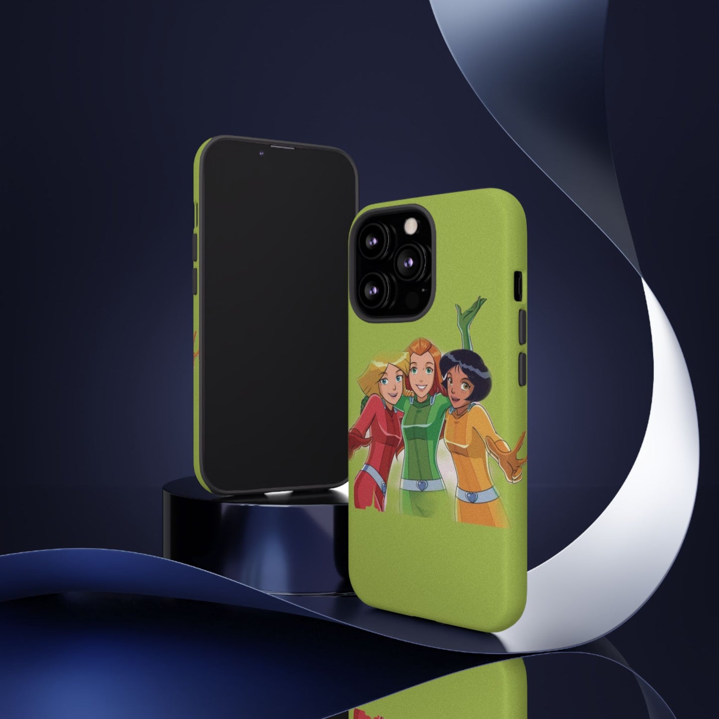 Sassy Phone Case for Tough Girls, Fun Active Protection Cover, Cartoon Friendship, Gift for Teens, Eco-friendly Mobile Accessory