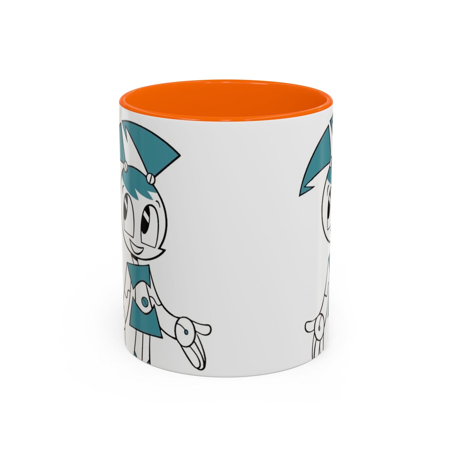 Whimsical Robot Accent Coffee Mug, Cute Gift for Robot Lovers, Fun Kitchen Decor, Perfect for Birthdays, Holidays, and Everyday Use