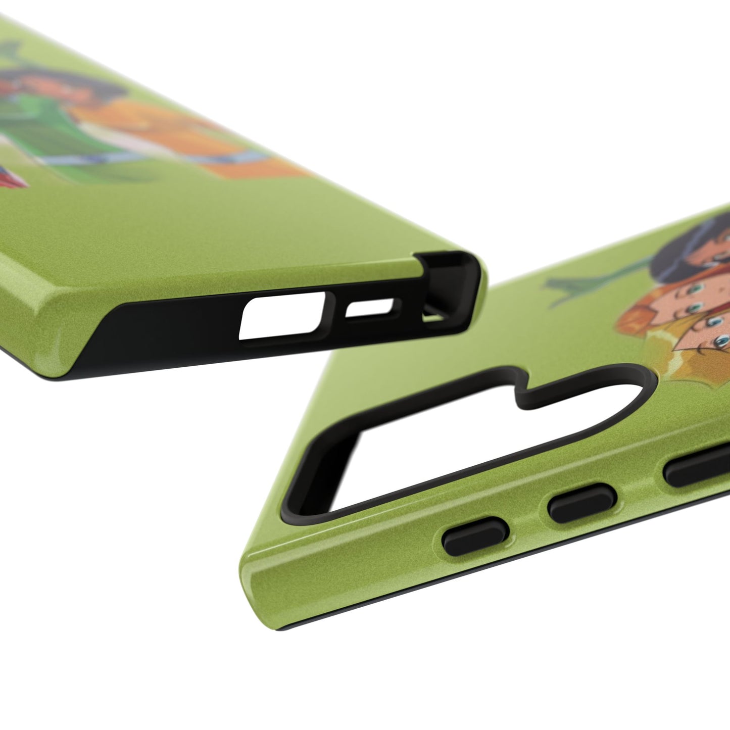 Sassy Phone Case for Tough Girls, Fun Active Protection Cover, Cartoon Friendship, Gift for Teens, Eco-friendly Mobile Accessory
