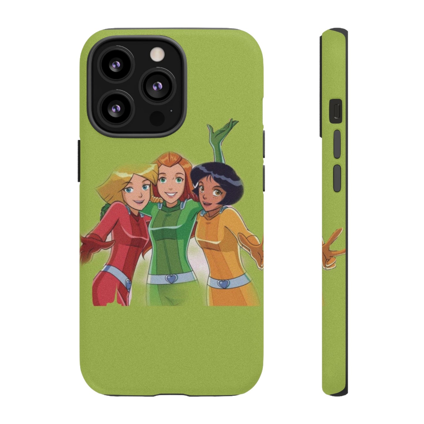 Sassy Phone Case for Tough Girls, Fun Active Protection Cover, Cartoon Friendship, Gift for Teens, Eco-friendly Mobile Accessory