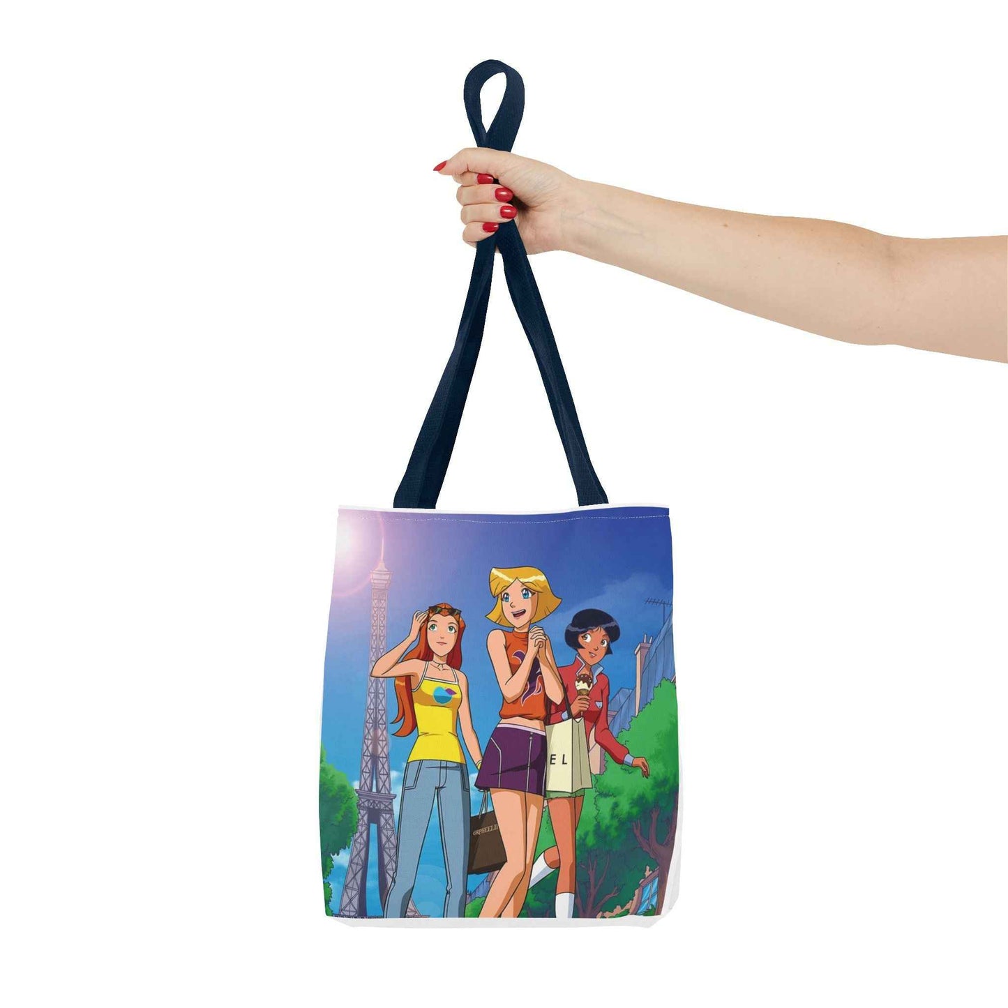 Trendy Tote Bag with Chic Design, Eco-Friendly Bag for Shopping, Beach Days, Cute Gift for Friends, Unique Art Bag, Everyday Use Tote - I&B
