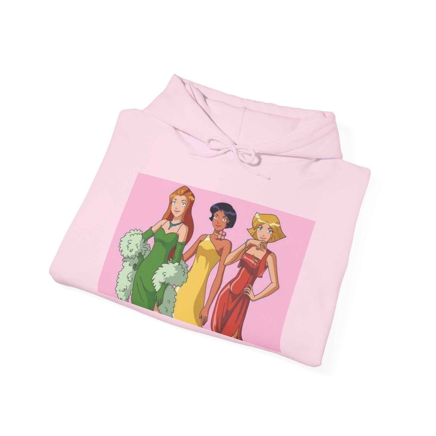 Chic Cartoon-Inspired Hoodie, Cozy Sweatshirt, Casual Loungewear, Gift for Friends, Comfortable Fashion, Trendy Apparel - I&B