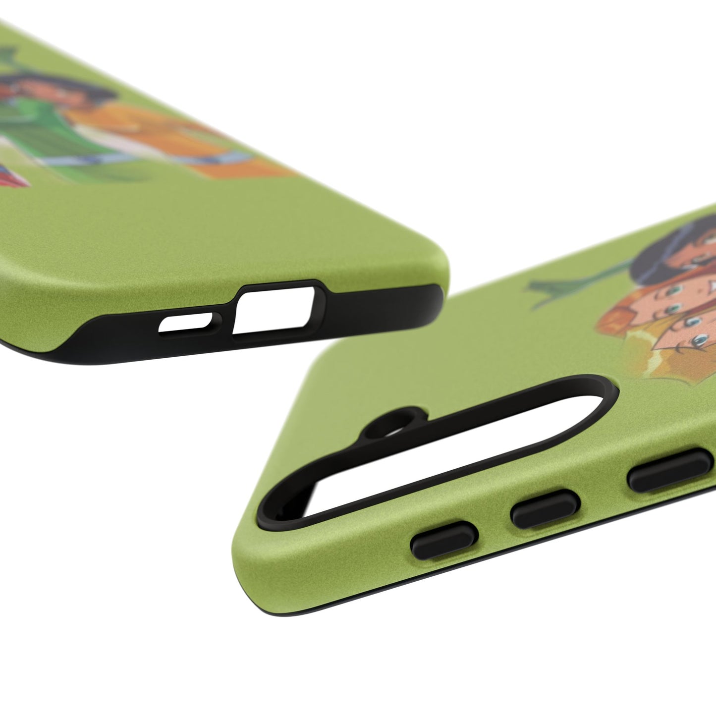 Sassy Phone Case for Tough Girls, Fun Active Protection Cover, Cartoon Friendship, Gift for Teens, Eco-friendly Mobile Accessory