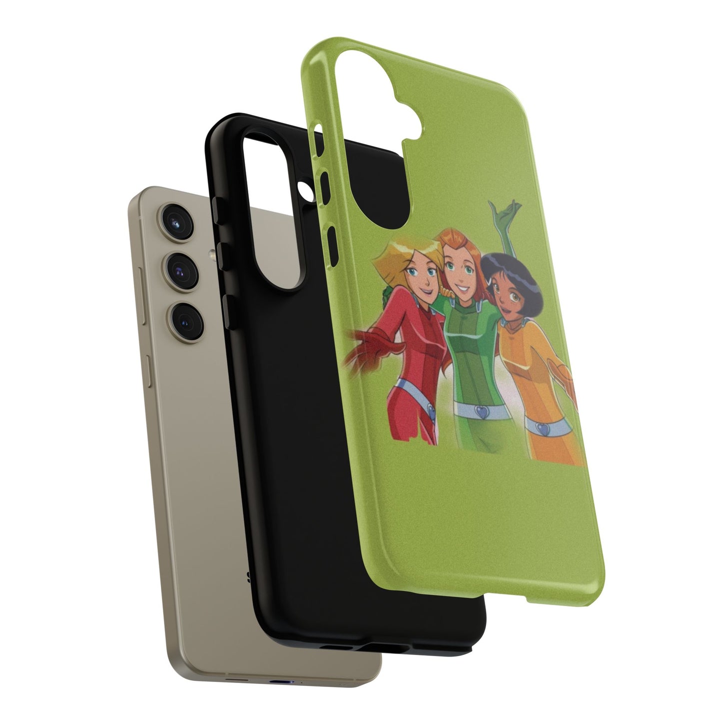 Sassy Phone Case for Tough Girls, Fun Active Protection Cover, Cartoon Friendship, Gift for Teens, Eco-friendly Mobile Accessory