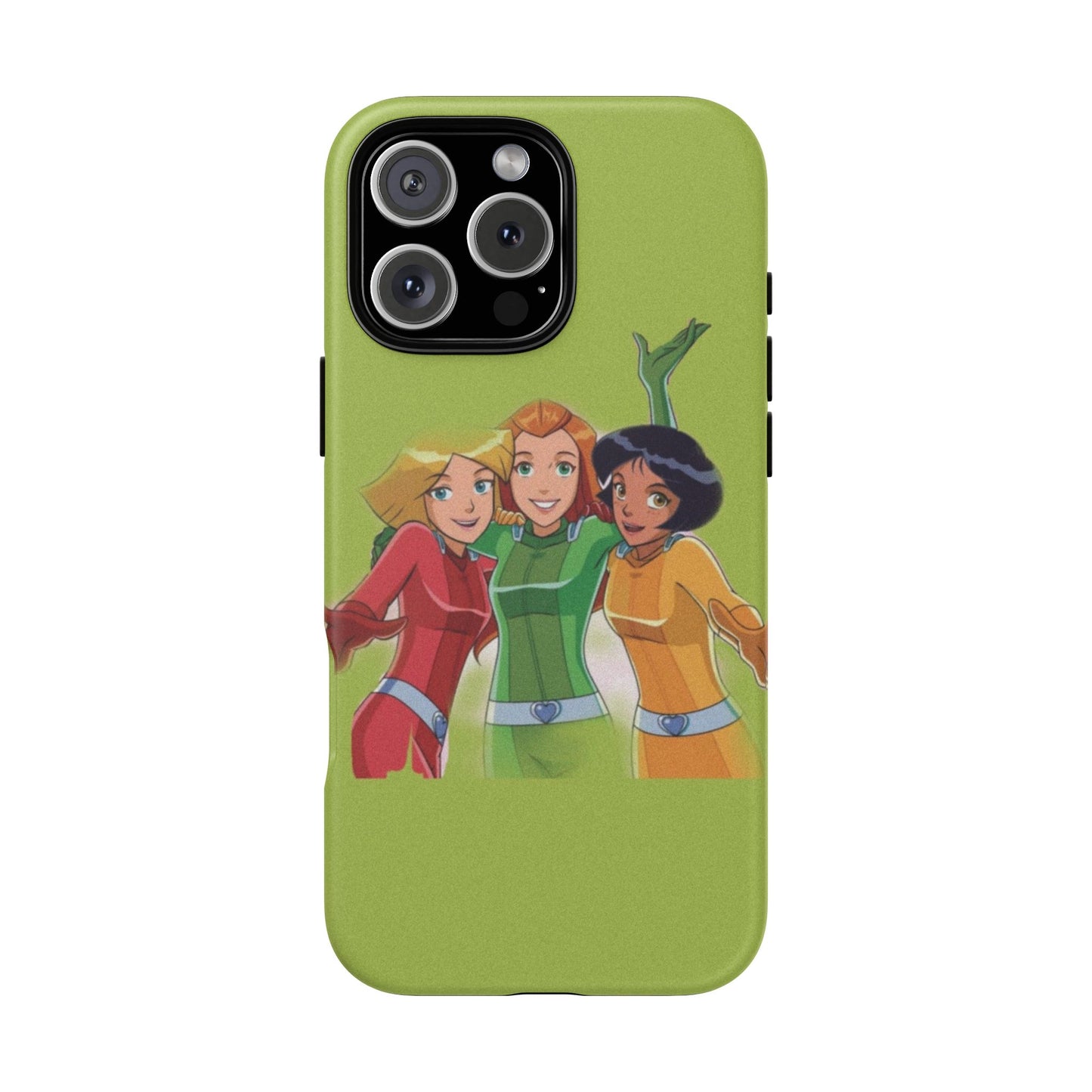 Sassy Phone Case for Tough Girls, Fun Active Protection Cover, Cartoon Friendship, Gift for Teens, Eco-friendly Mobile Accessory