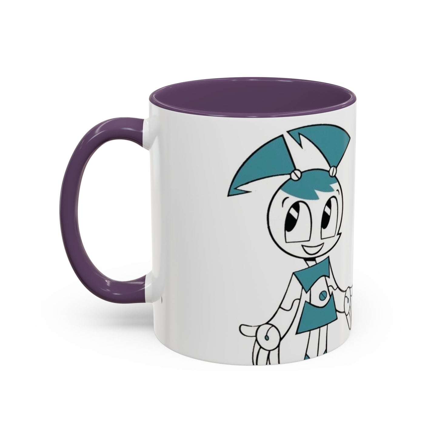 Whimsical Robot Accent Coffee Mug, Cute Gift for Robot Lovers, Fun Kitchen Decor, Perfect for Birthdays, Holidays, and Everyday Use