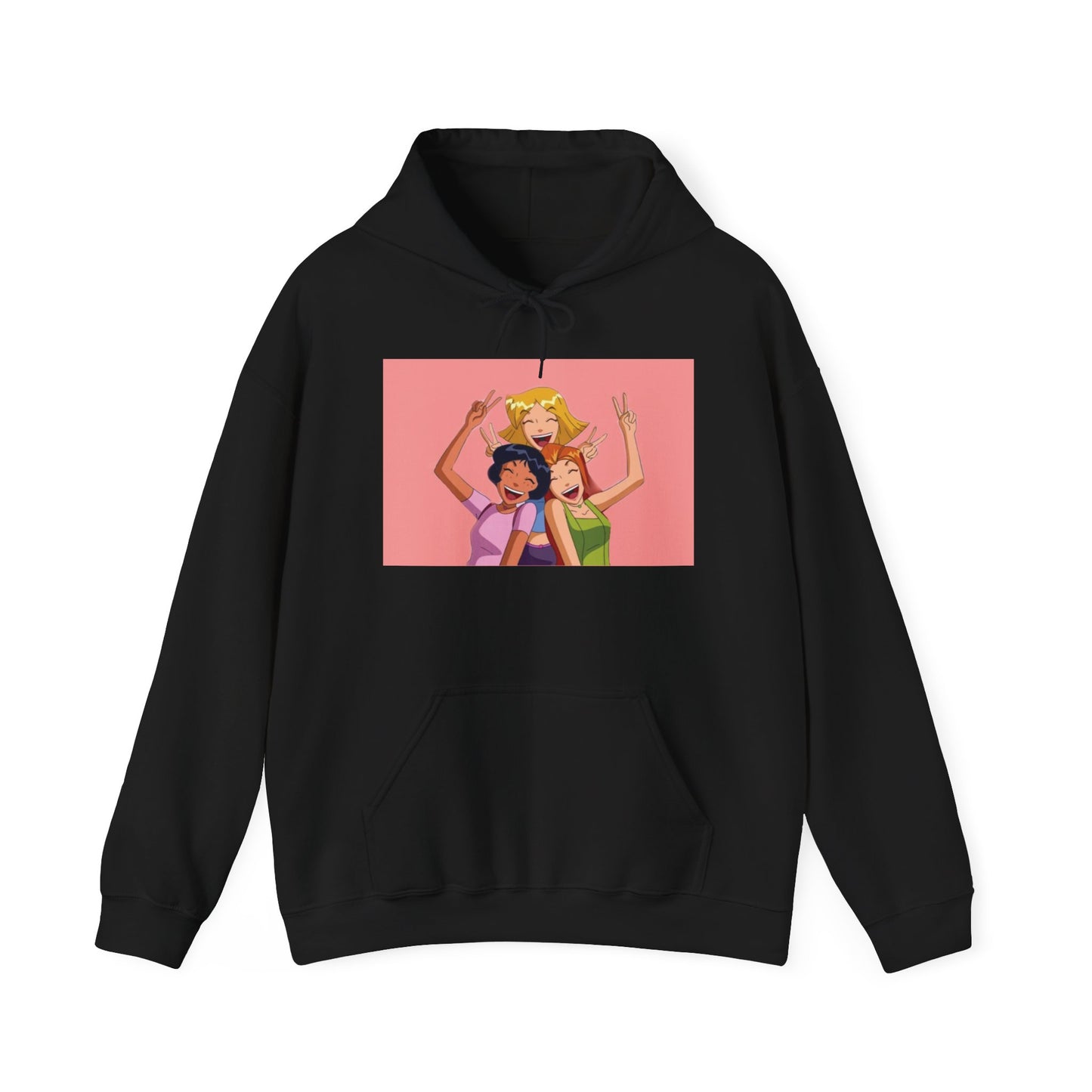 Chic Friendship Hooded Sweatshirt - Cozy Casual Hoodie, Graphic Sweatshirt, Birthday Gift, Fun Apparel, Trendy Layering Piece