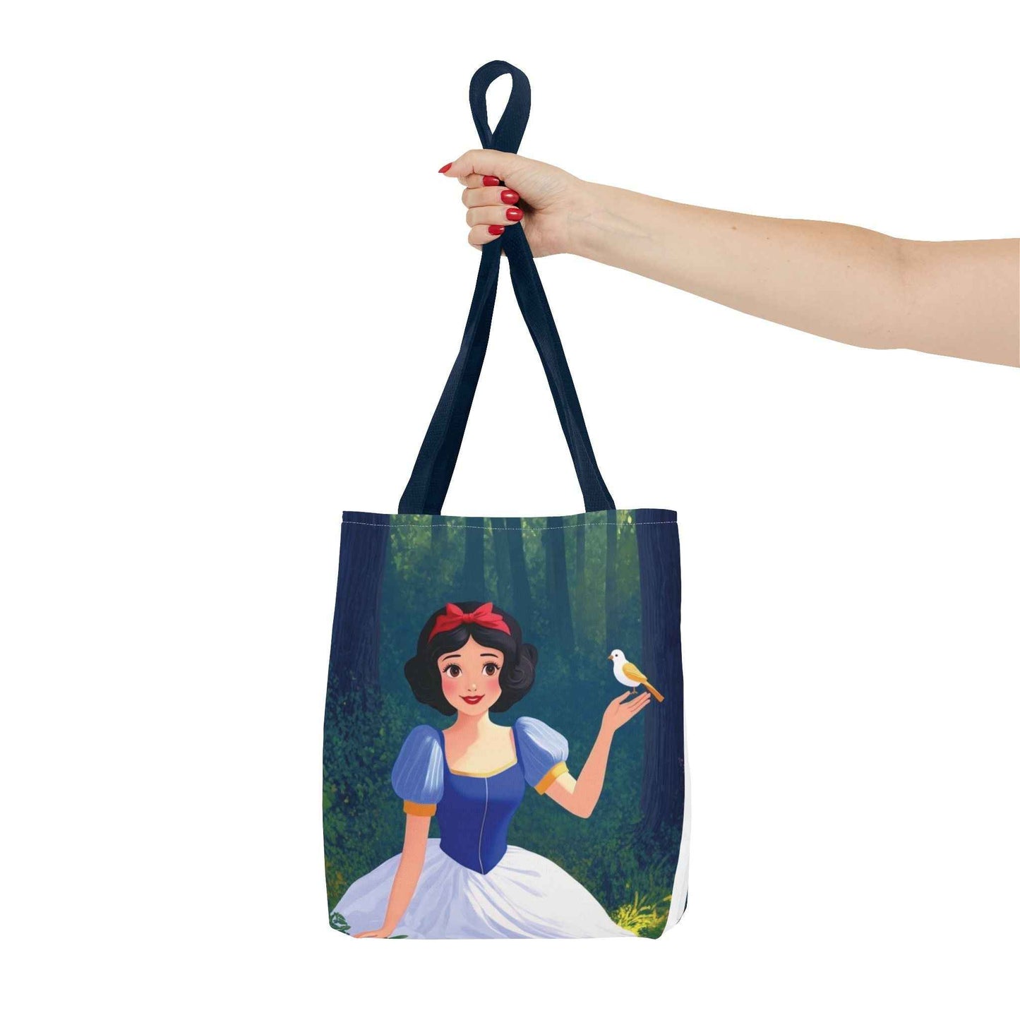 Snow White Forest Tote Bag - Whimsical, Fairy Tale Design, Perfect for Kids and Adults, Eco-Friendly, Great for Shopping & Gifts - I&B
