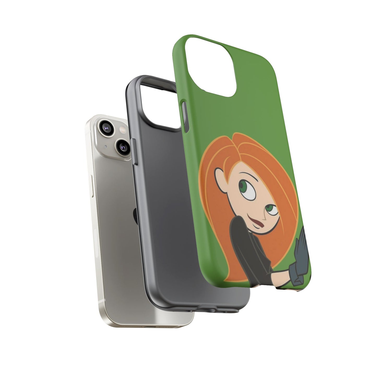 Kim Possible Phone Case, Tough Cases for Teens, Cartoon Accessories, Gift for Her, Pop Culture Merchandise, Fun Tech Gear