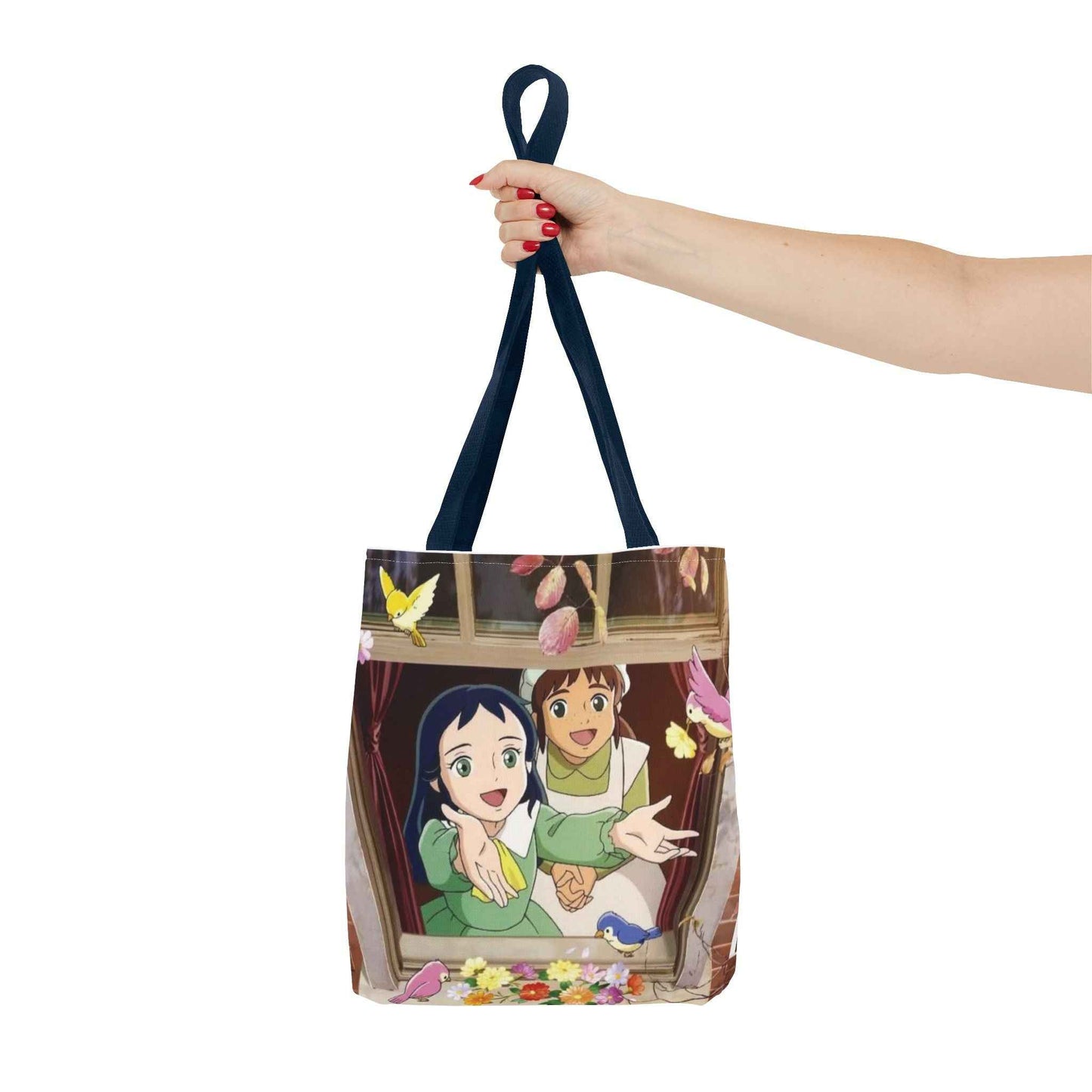 Anime-Inspired Tote Bag, Perfect for Gift Giving, Everyday Use, Eco-Friendly, Shopping, Library - I&B