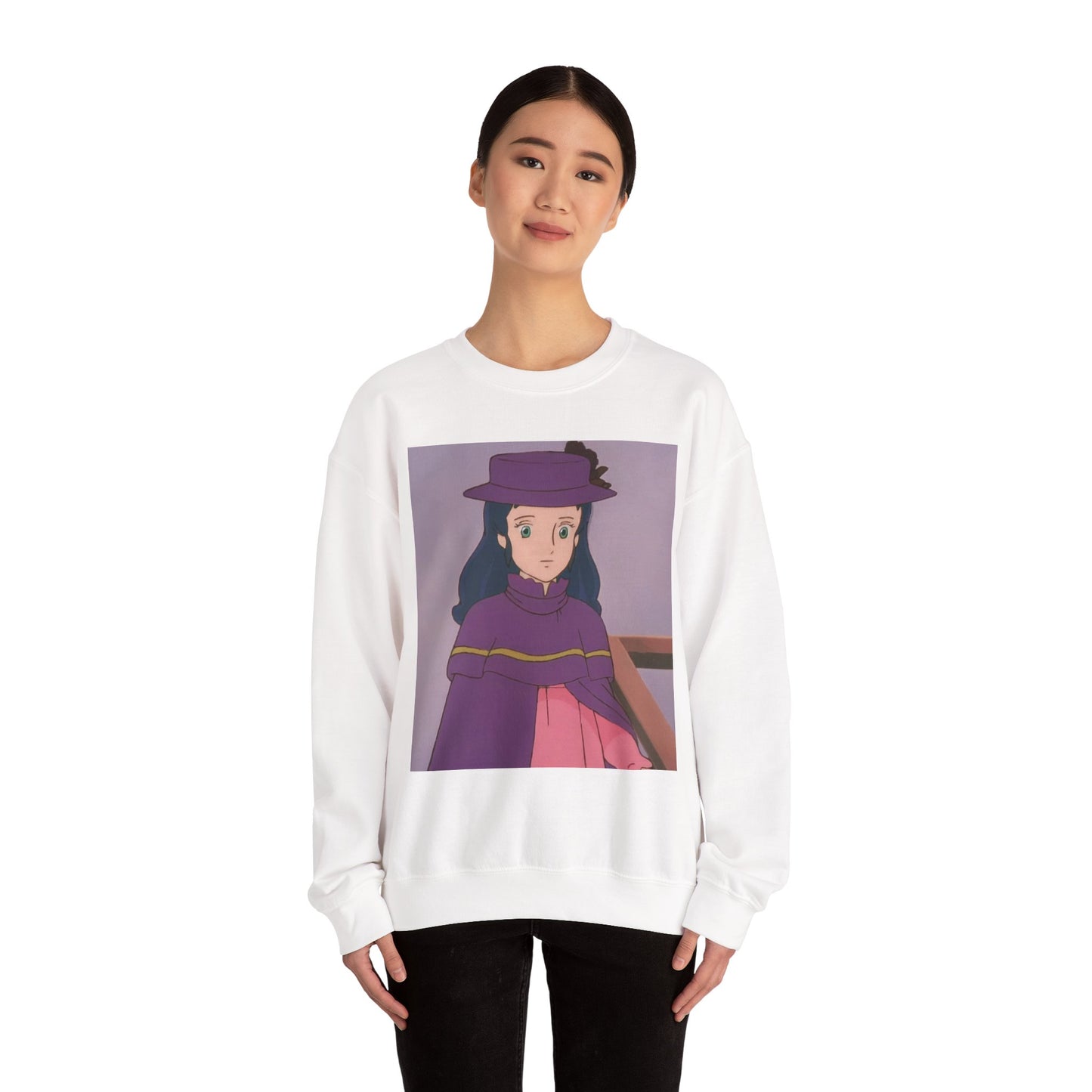 Cozy Cartoon Crewneck Sweatshirt, Anime Sweater, Cute Gift, Casual Attire, Cozy Fashion, Everyday Wear
