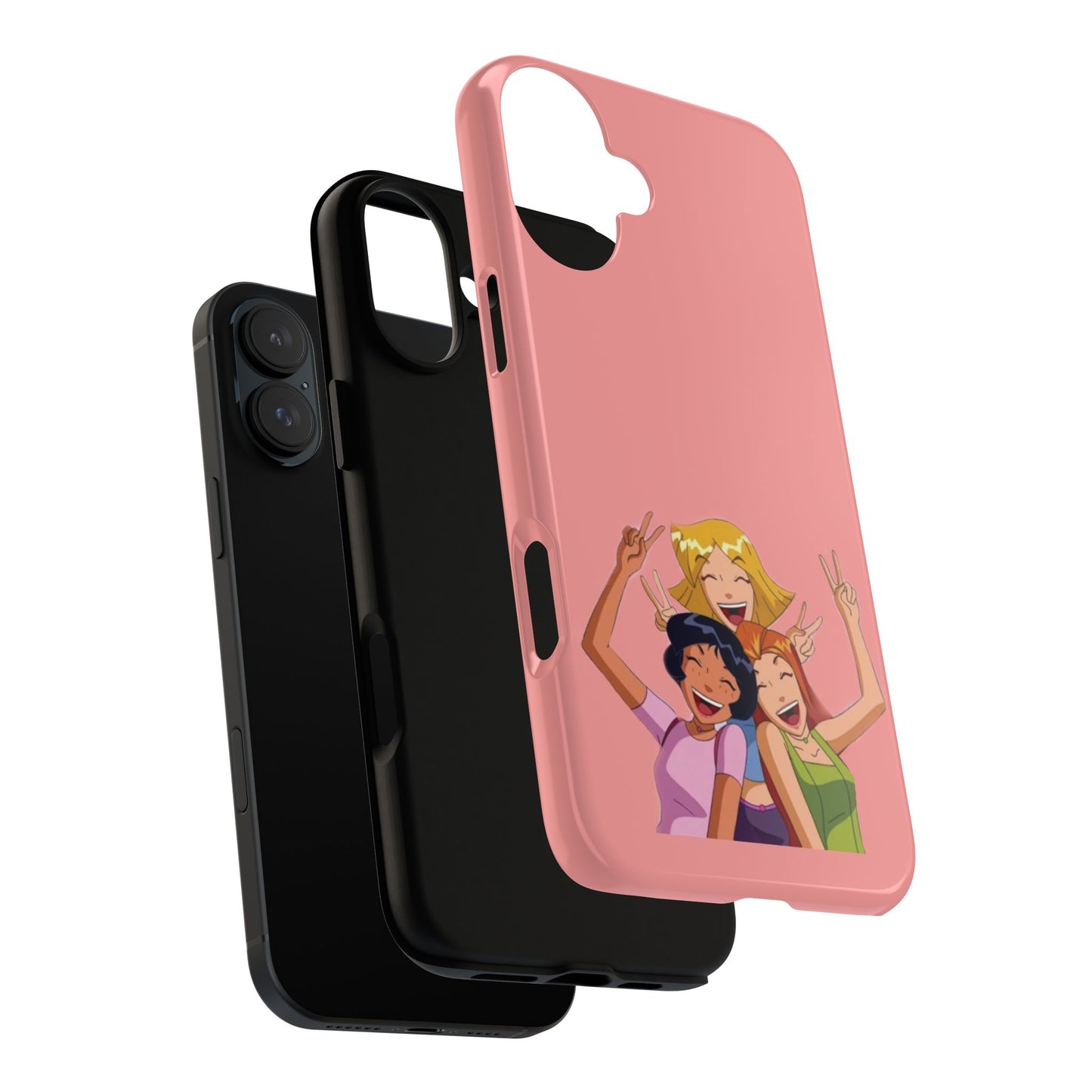 Playful Friendship Phone Case, Cute Girls Phone Cover, Tough Phone Case, Unique Tech Accessory, Gift for Friends, Fun Personalized Case