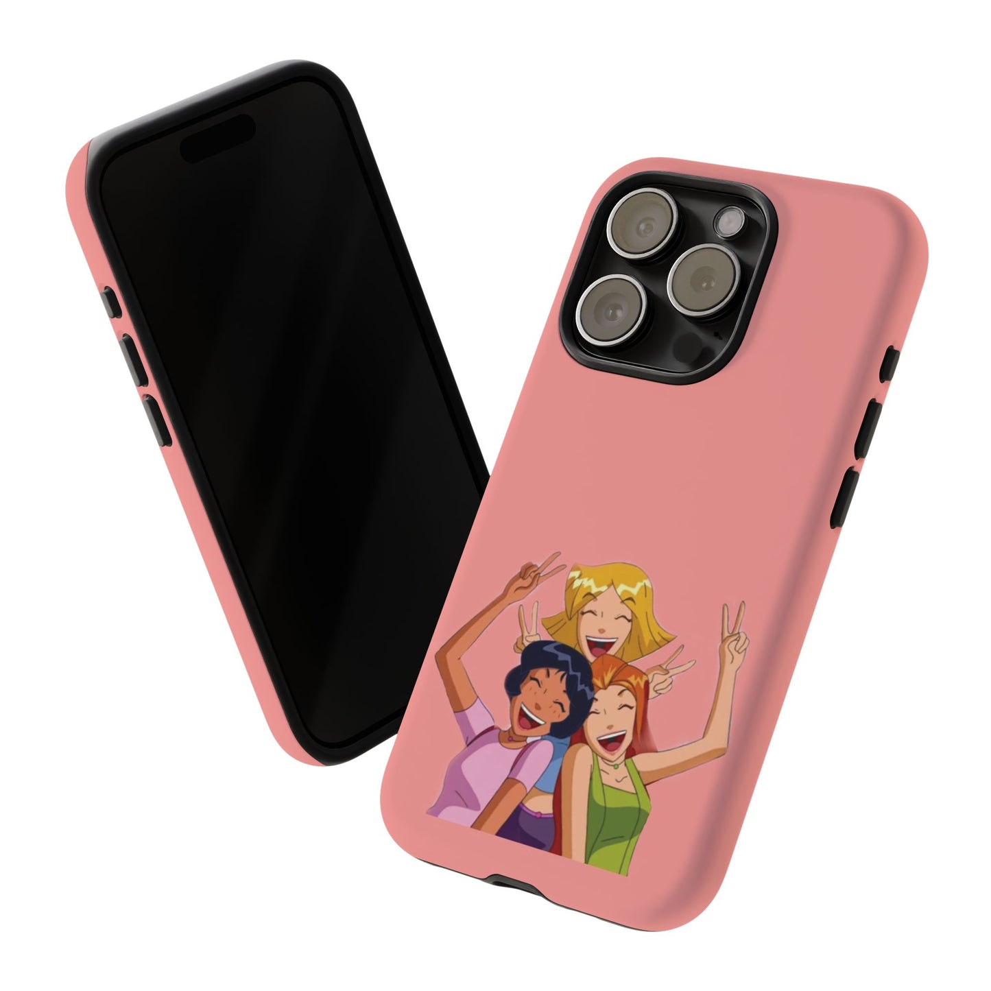 Playful Friendship Phone Case, Cute Girls Phone Cover, Tough Phone Case, Unique Tech Accessory, Gift for Friends, Fun Personalized Case