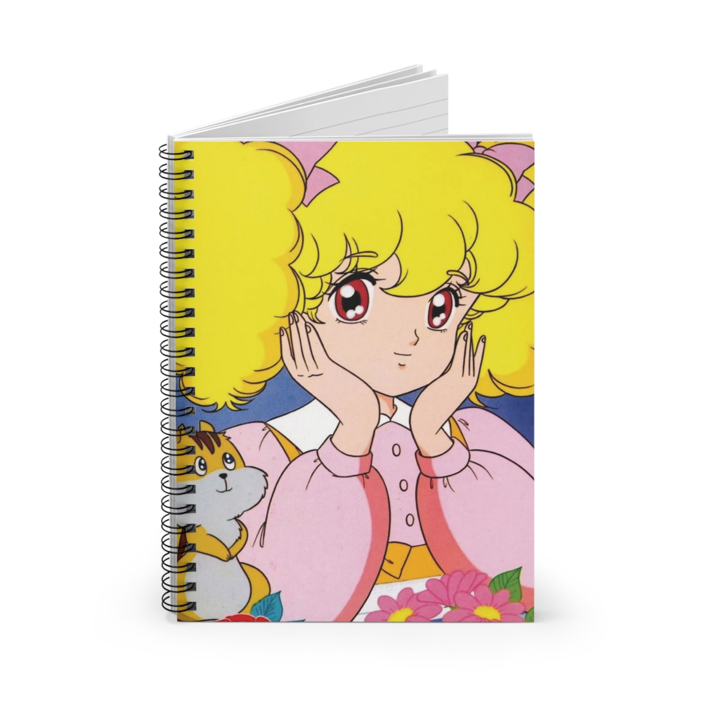 Cute Anime Spiral Notebook - Perfect for Note-taking, Journaling, Art, School! 80 Ruled Pages, Gifts for Teen Girls, Writers, Back to School