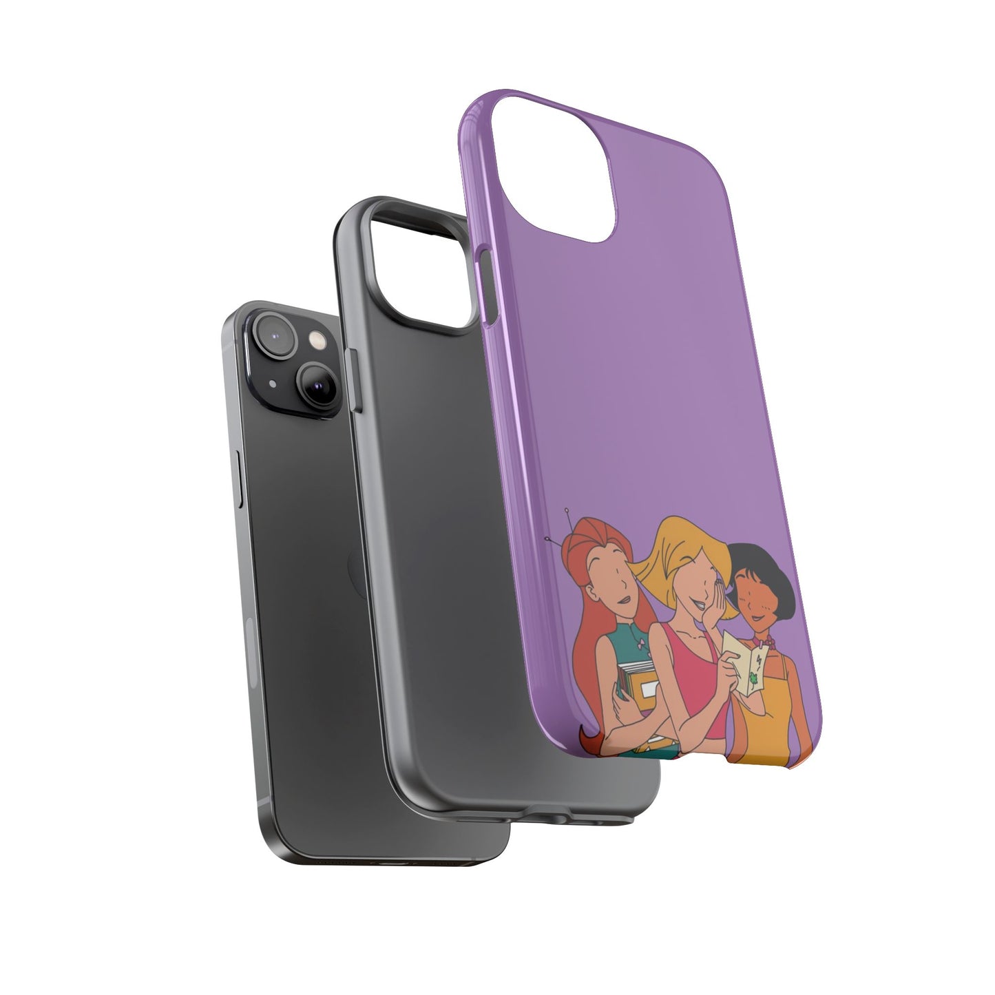 Colorful Phone Case, Cute Tough Cases for Teens, Friendship Gifts, Cartoon Aesthetic Phone Accessories, Fun & Stylish Mobile Covers