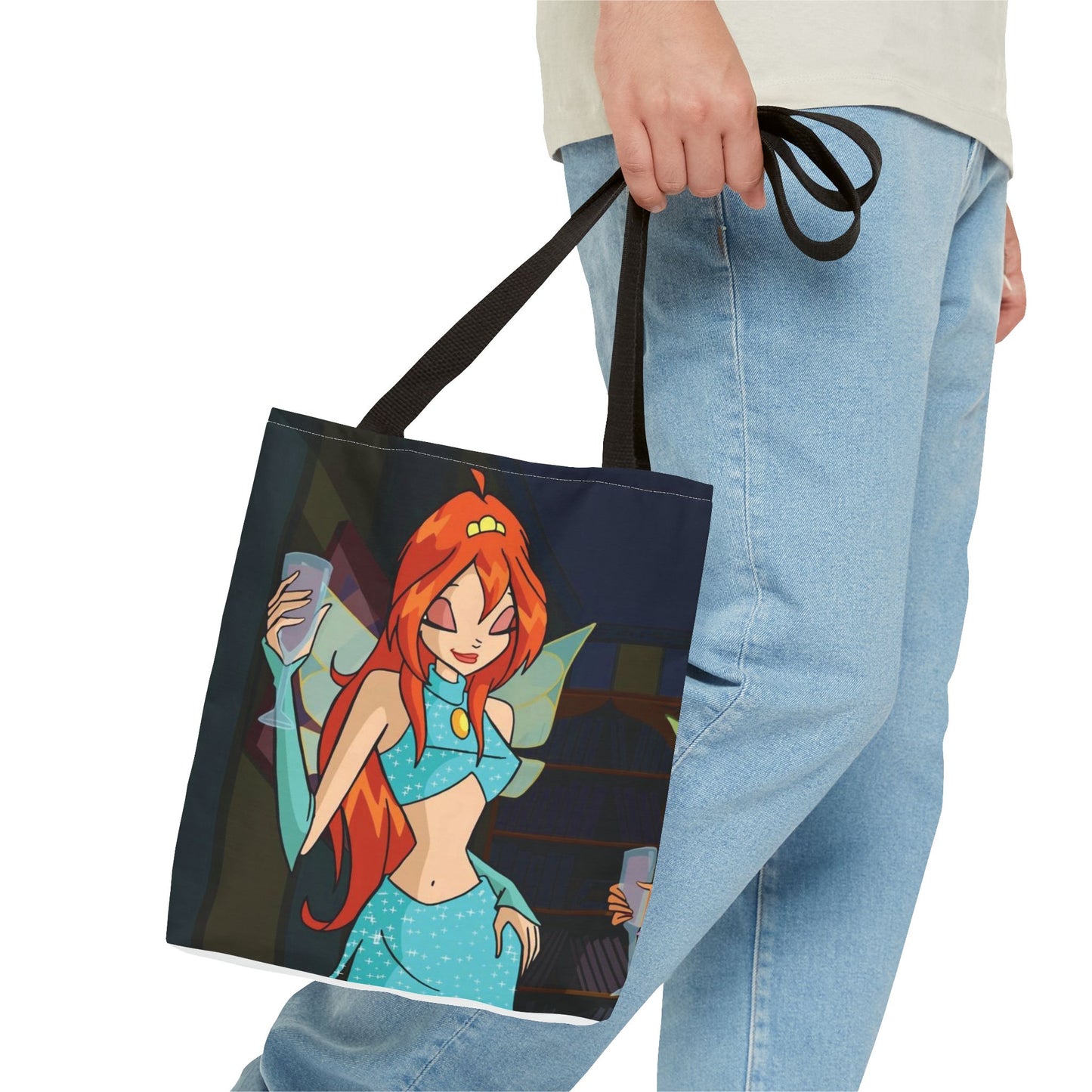 Fairy Princess Tote Bag | AOP Floral Shopper | Magic Gift for Her | Fairy Lover Essential | Eco-Friendly Style