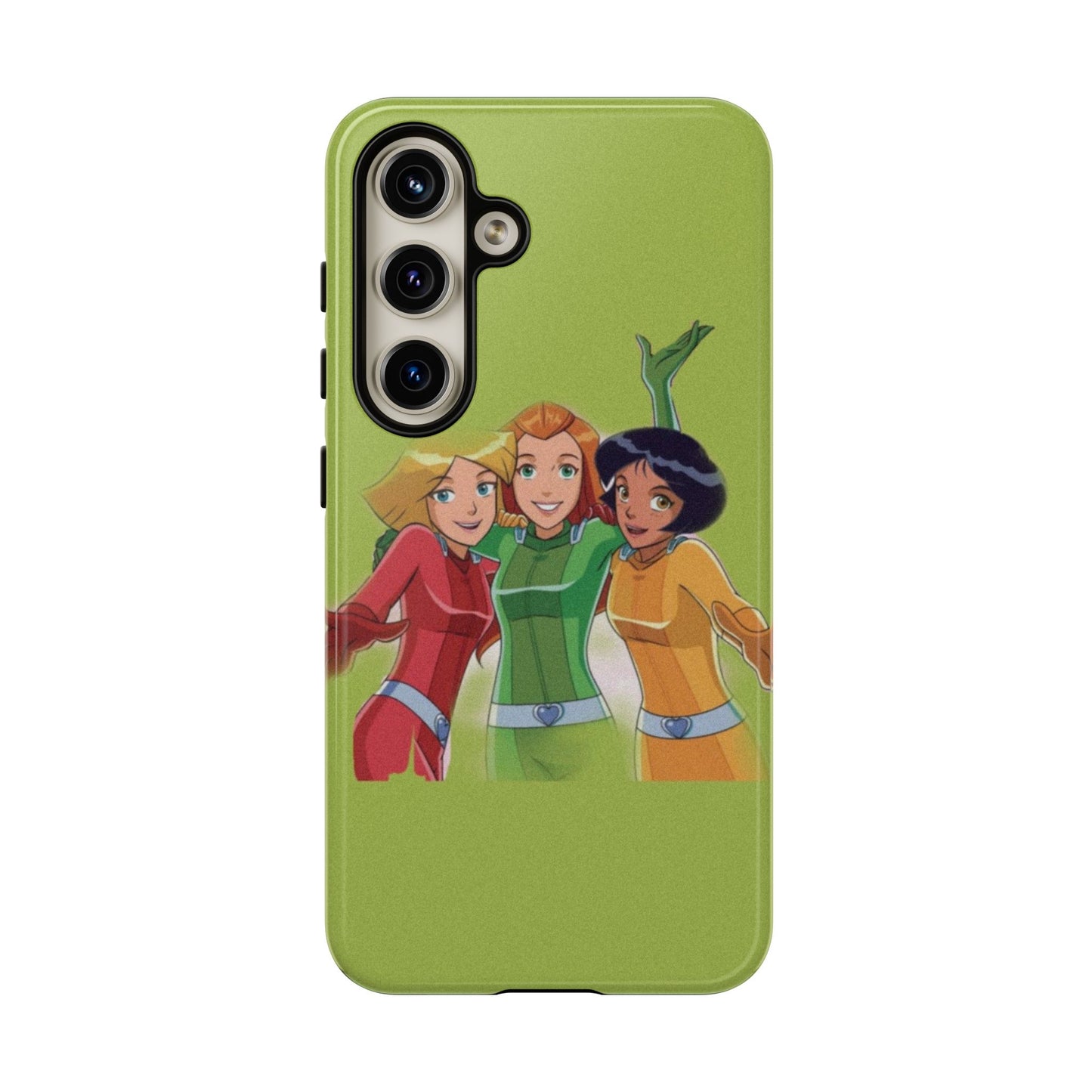 Sassy Phone Case for Tough Girls, Fun Active Protection Cover, Cartoon Friendship, Gift for Teens, Eco-friendly Mobile Accessory
