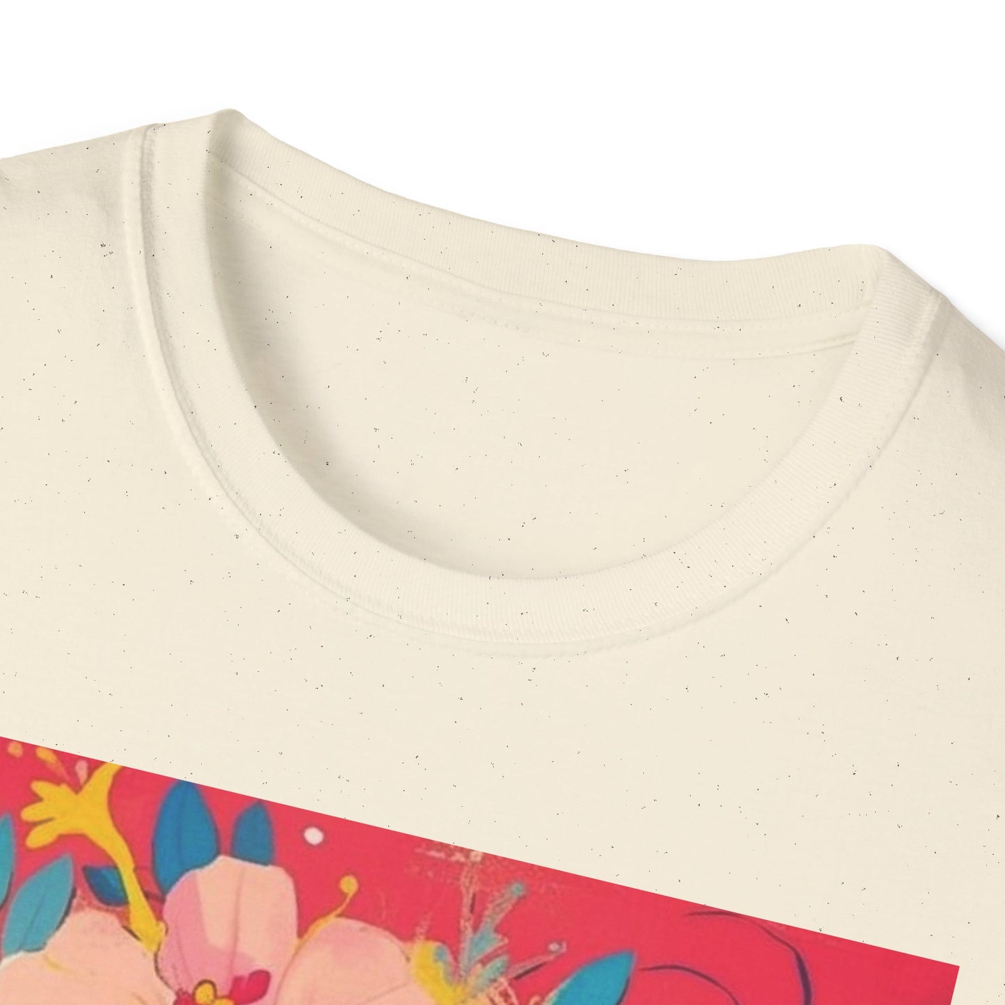 Floral Goddess T-Shirt, Soft Cotton Tee, Boho Chic Apparel, Casual Style, Gift for Her, Summer Fashion