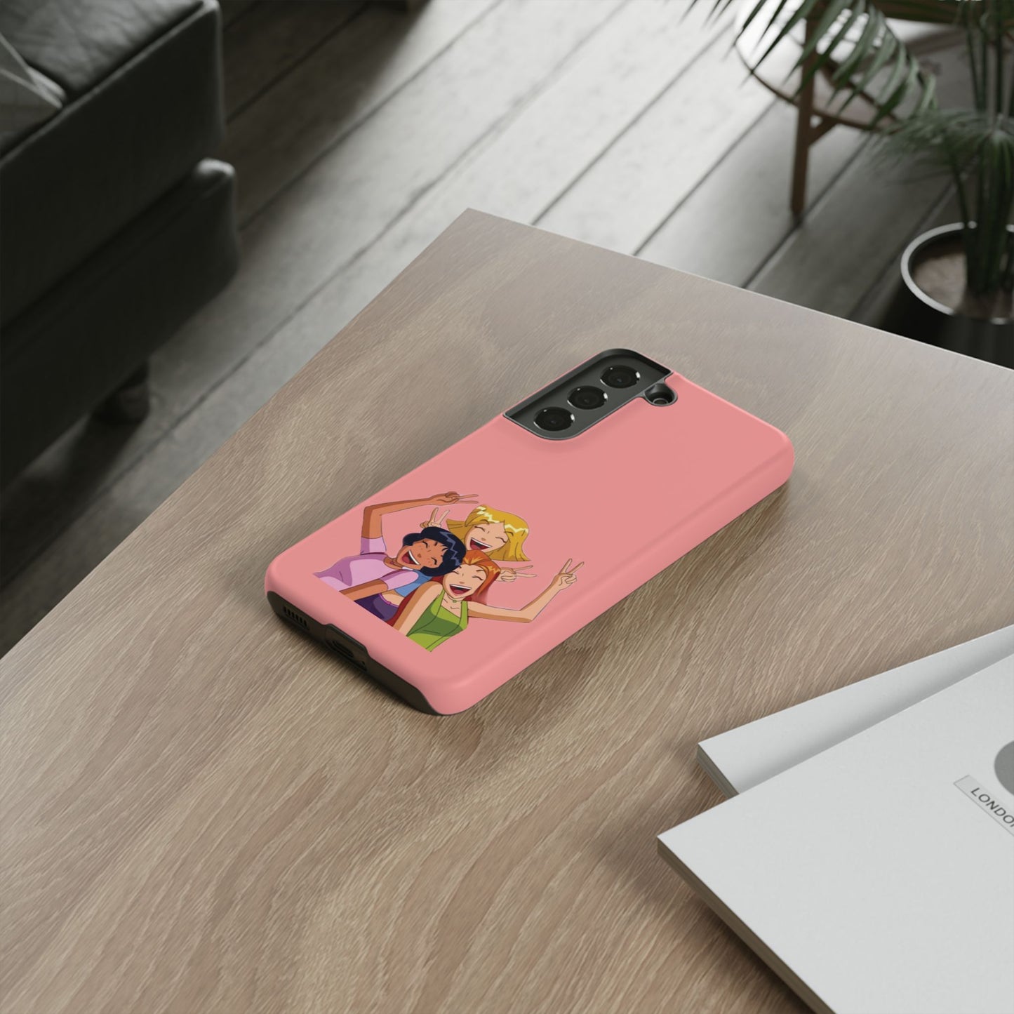 Playful Friendship Phone Case, Cute Girls Phone Cover, Tough Phone Case, Unique Tech Accessory, Gift for Friends, Fun Personalized Case