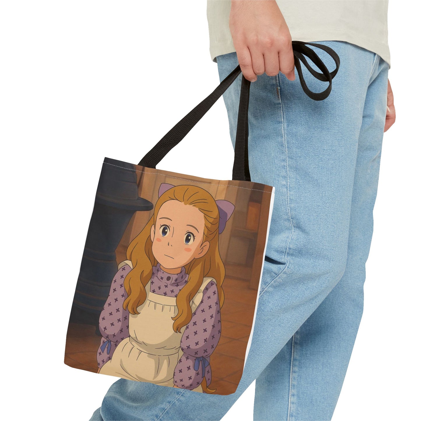 Anime Character Tote Bag, Cute Bag for School, Stylish Purse for Fans, Gift for Birthdays, Everyday Casual Use