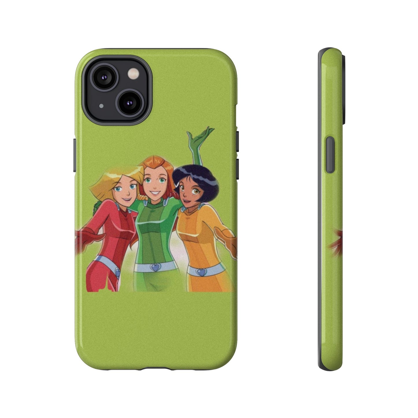 Sassy Phone Case for Tough Girls, Fun Active Protection Cover, Cartoon Friendship, Gift for Teens, Eco-friendly Mobile Accessory