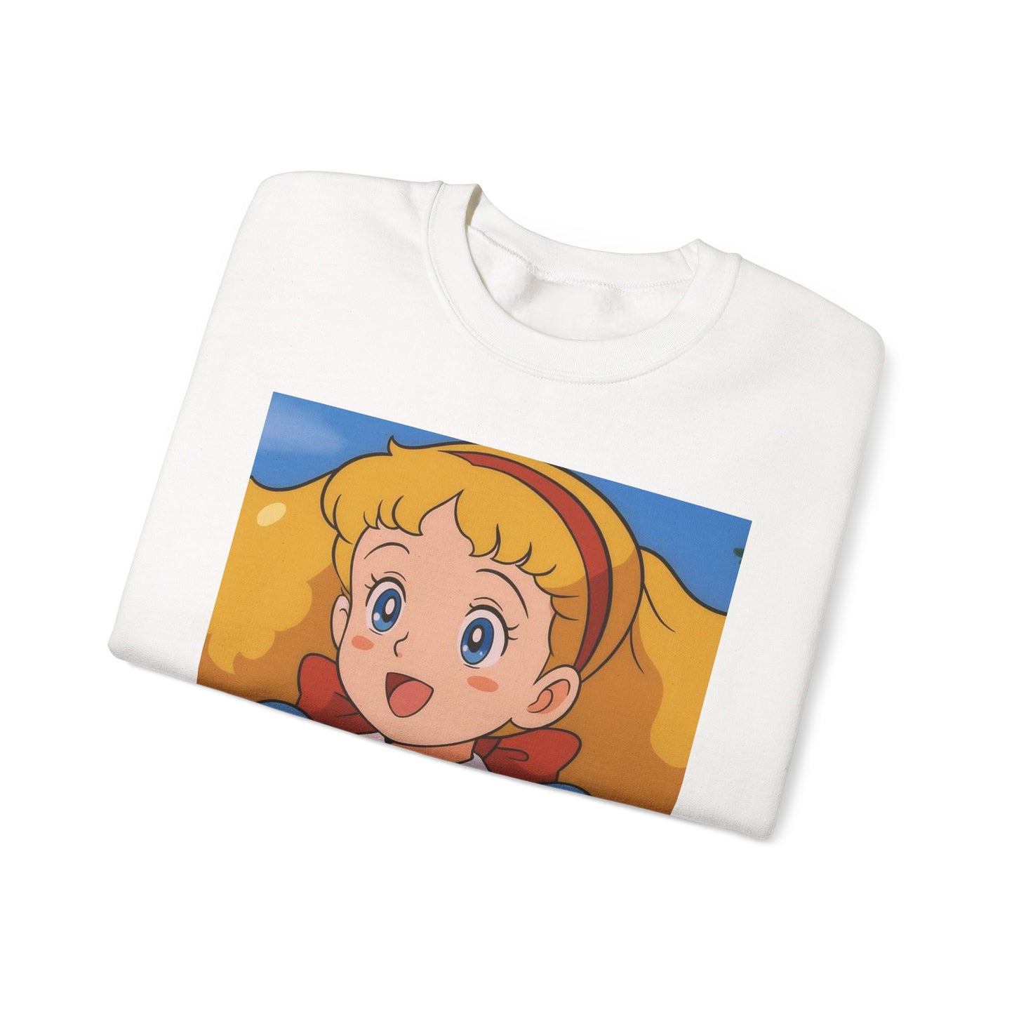 Cute Cartoon Character Crewneck Sweatshirt, Cozy Sweatshirt, Gift for Kids, Cartoon Apparel, Anime Sweatshirt, Cute Clothing