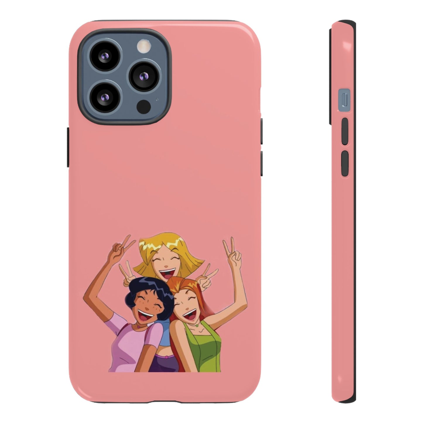 Playful Friendship Phone Case, Cute Girls Phone Cover, Tough Phone Case, Unique Tech Accessory, Gift for Friends, Fun Personalized Case