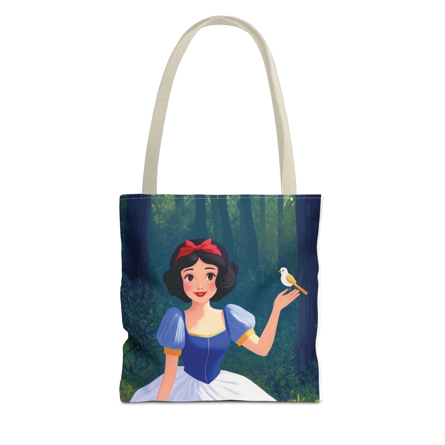 Snow White Forest Tote Bag - Whimsical, Fairy Tale Design, Perfect for Kids and Adults, Eco-Friendly, Great for Shopping & Gifts