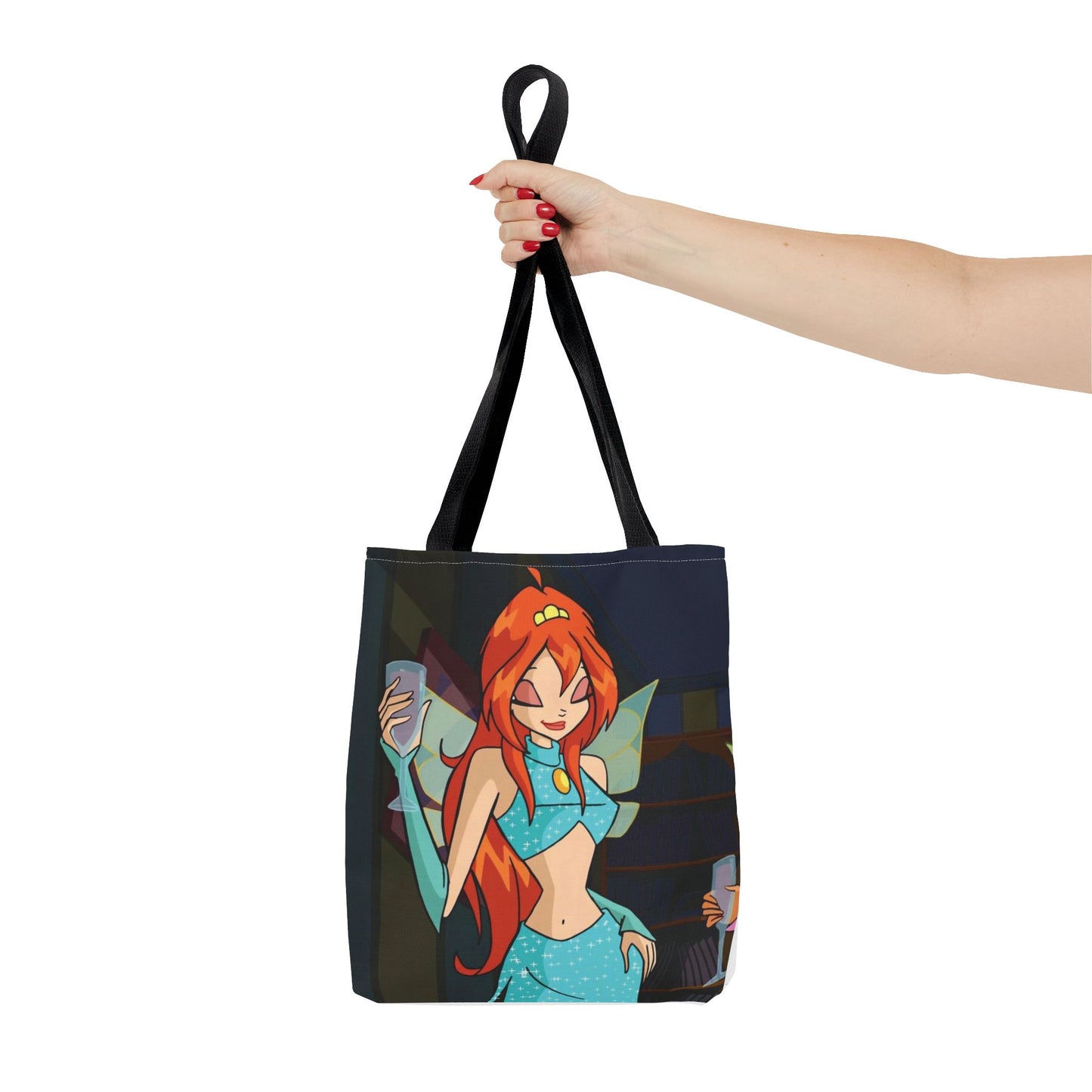 Fairy Princess Tote Bag | AOP Floral Shopper | Magic Gift for Her | Fairy Lover Essential | Eco-Friendly Style