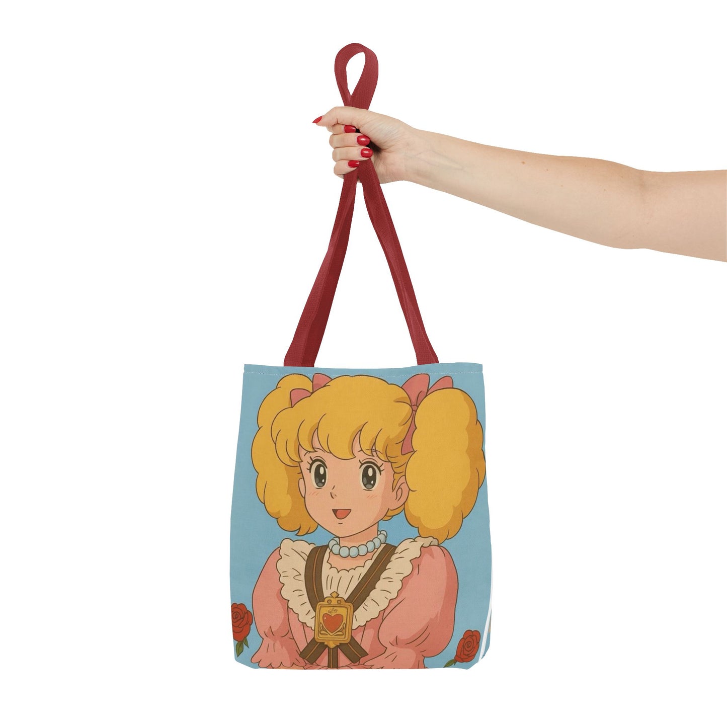 Cute Character Tote Bag, AOP Shopping Bag, Fun Gift Idea, Beach Tote, Cartoon Bag, Lightweight Reusable Bag