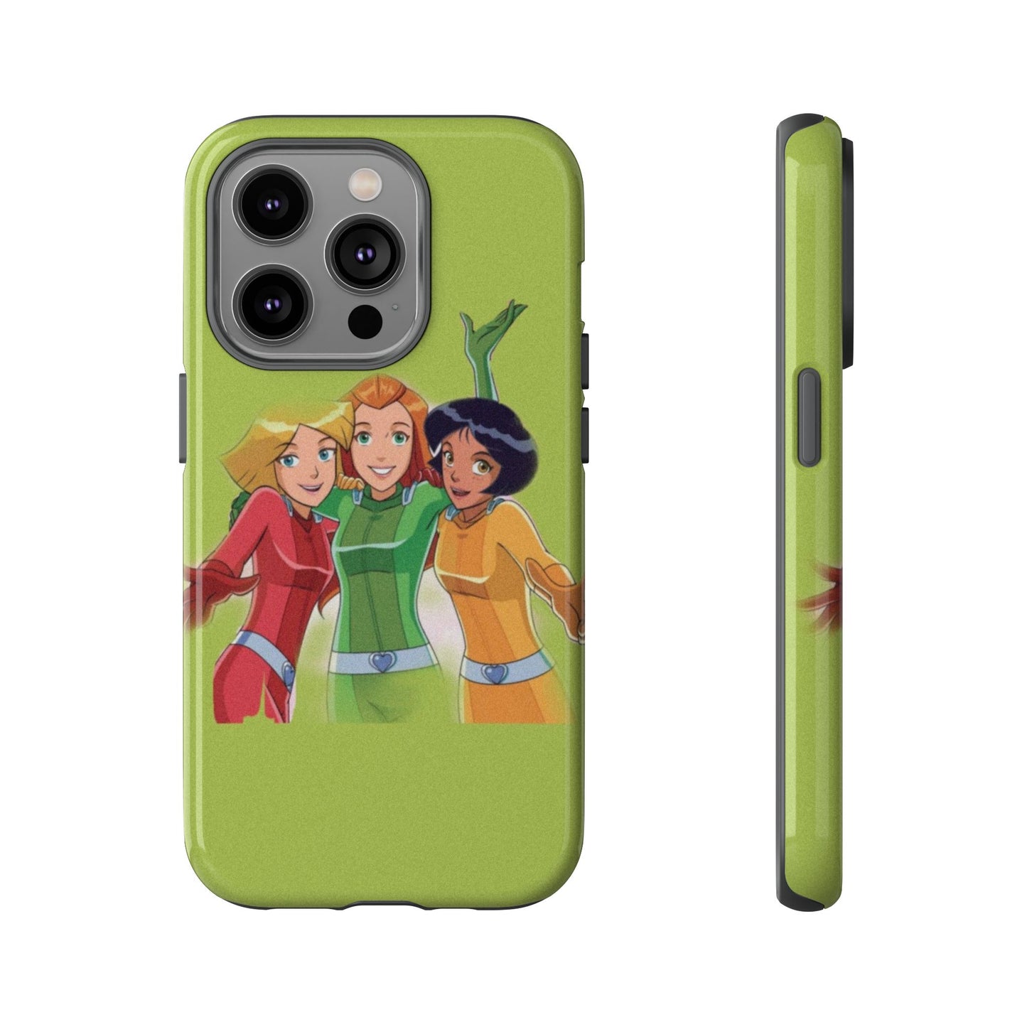 Sassy Phone Case for Tough Girls, Fun Active Protection Cover, Cartoon Friendship, Gift for Teens, Eco-friendly Mobile Accessory