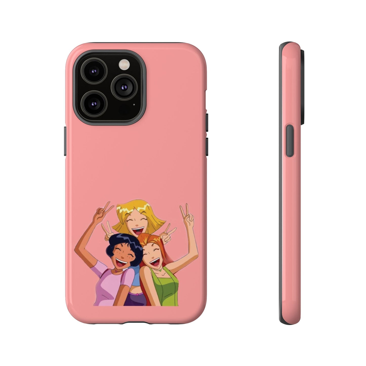 Playful Friendship Phone Case, Cute Girls Phone Cover, Tough Phone Case, Unique Tech Accessory, Gift for Friends, Fun Personalized Case