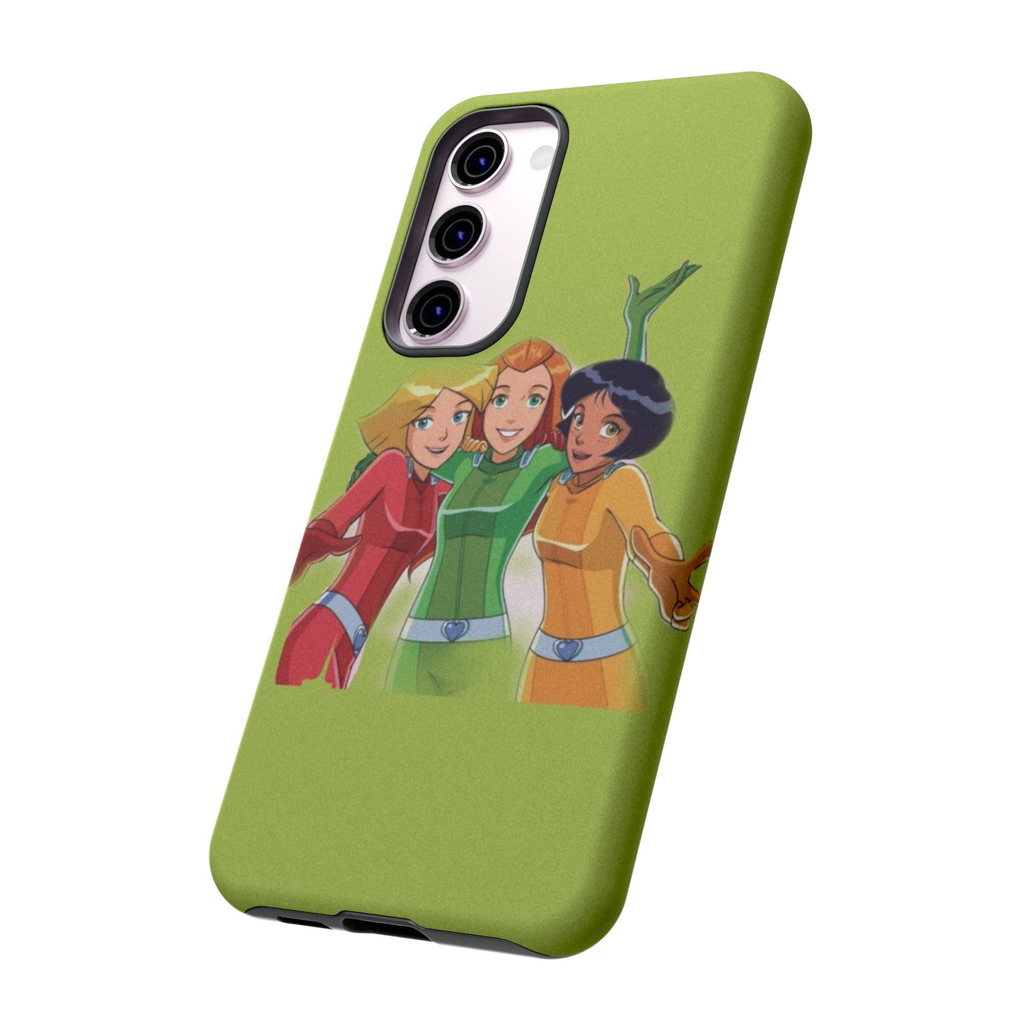 Sassy Phone Case for Tough Girls, Fun Active Protection Cover, Cartoon Friendship, Gift for Teens, Eco-friendly Mobile Accessory